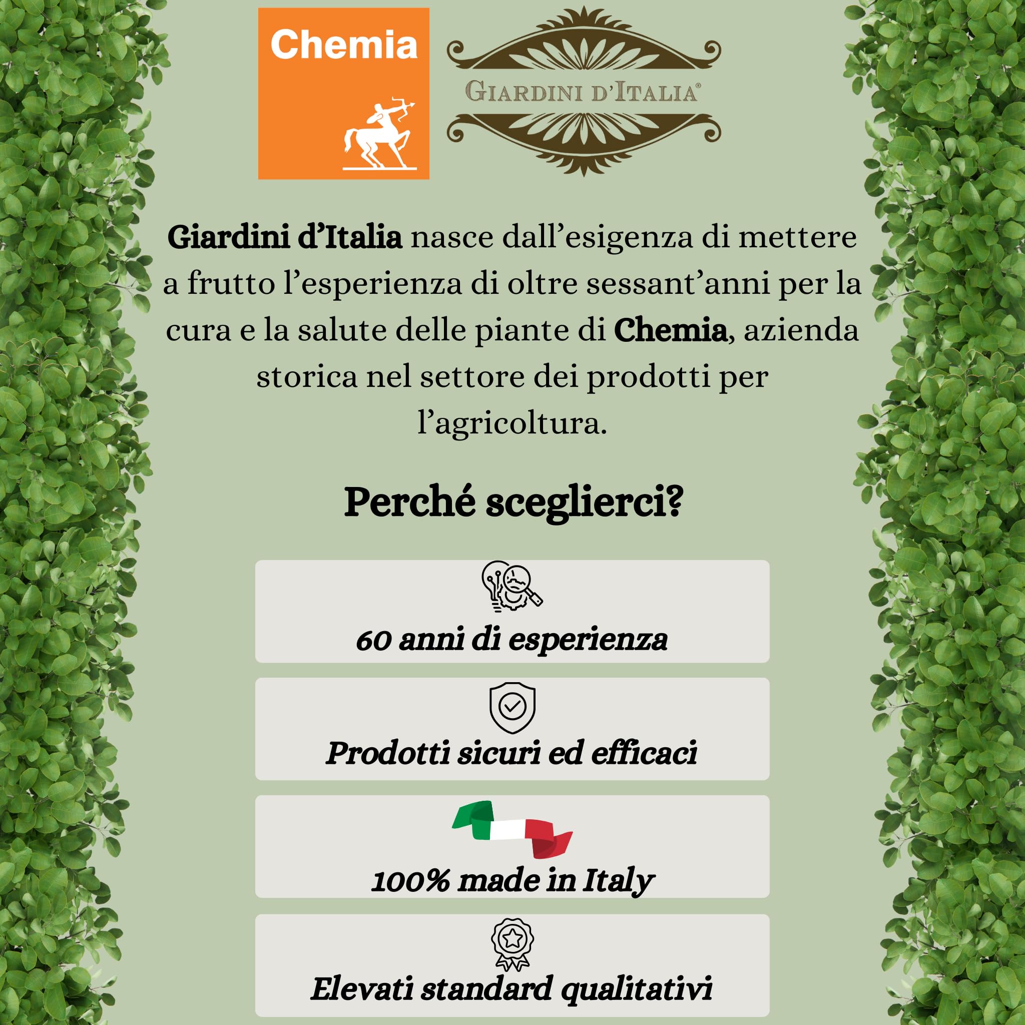 GIARDINI D'ITALIA - Insetticida Piante Biologico per Orto e Giardino a Base di Bacillus Thuringiensis, Insetticida in Polvere Bagnabile Contro Larve e Parassiti - Uso Professionale e Hobbistico, 4x50g
