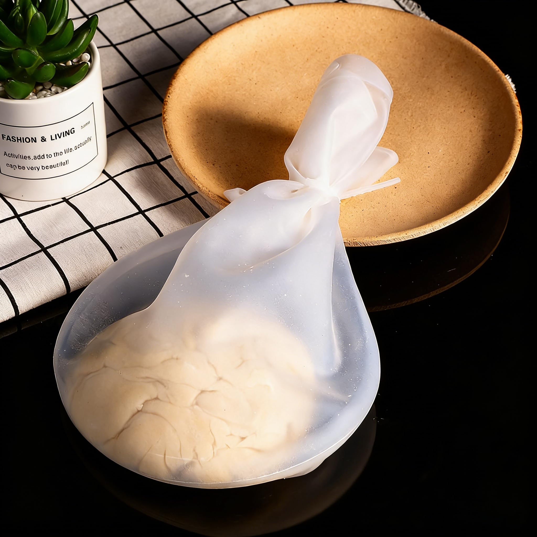 Photo 1 of Silicone Kneading Dough Bag Set - Large & Small