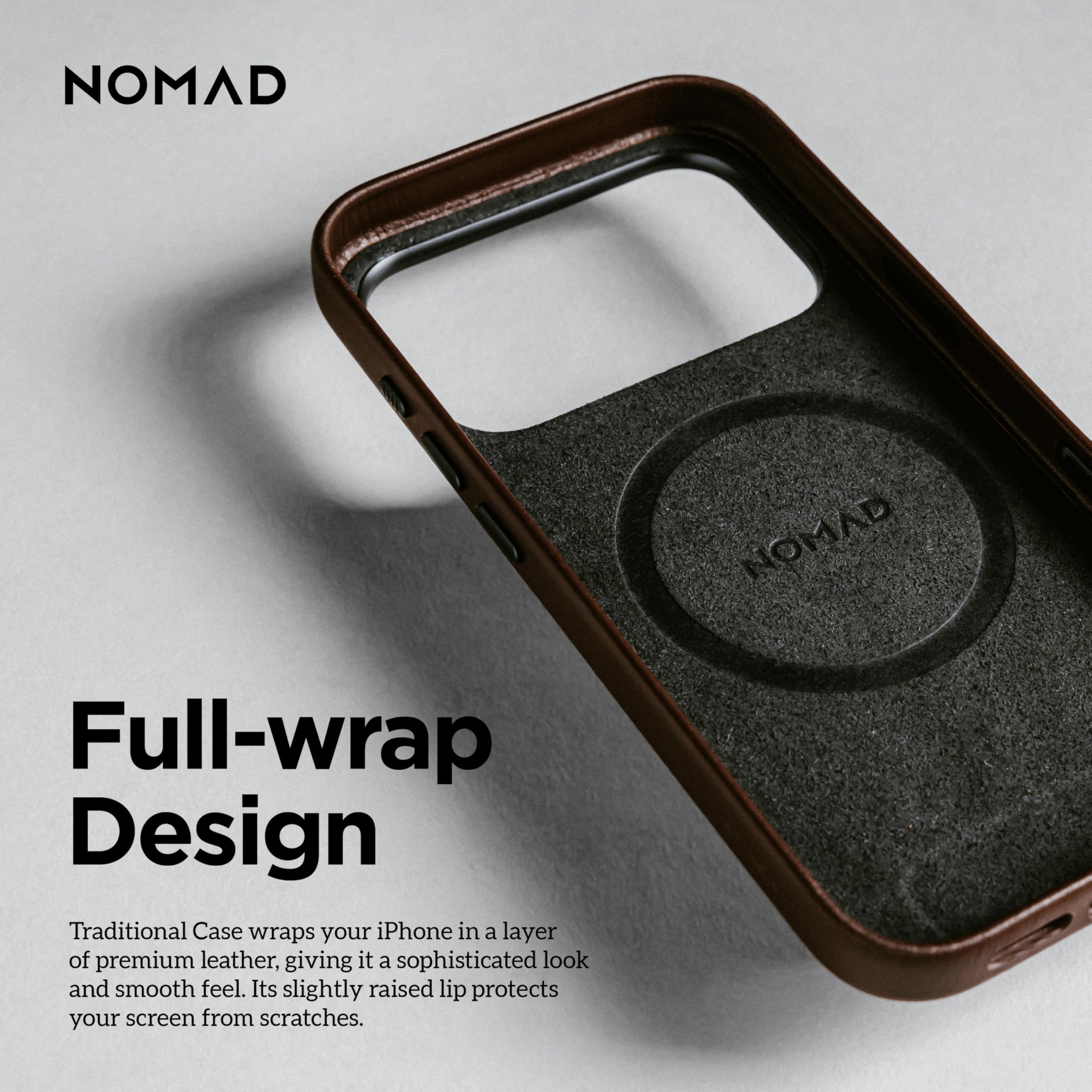 Amazon.co.jp: NOMAD トラディショナルレザーケース ブラウン iPhone
