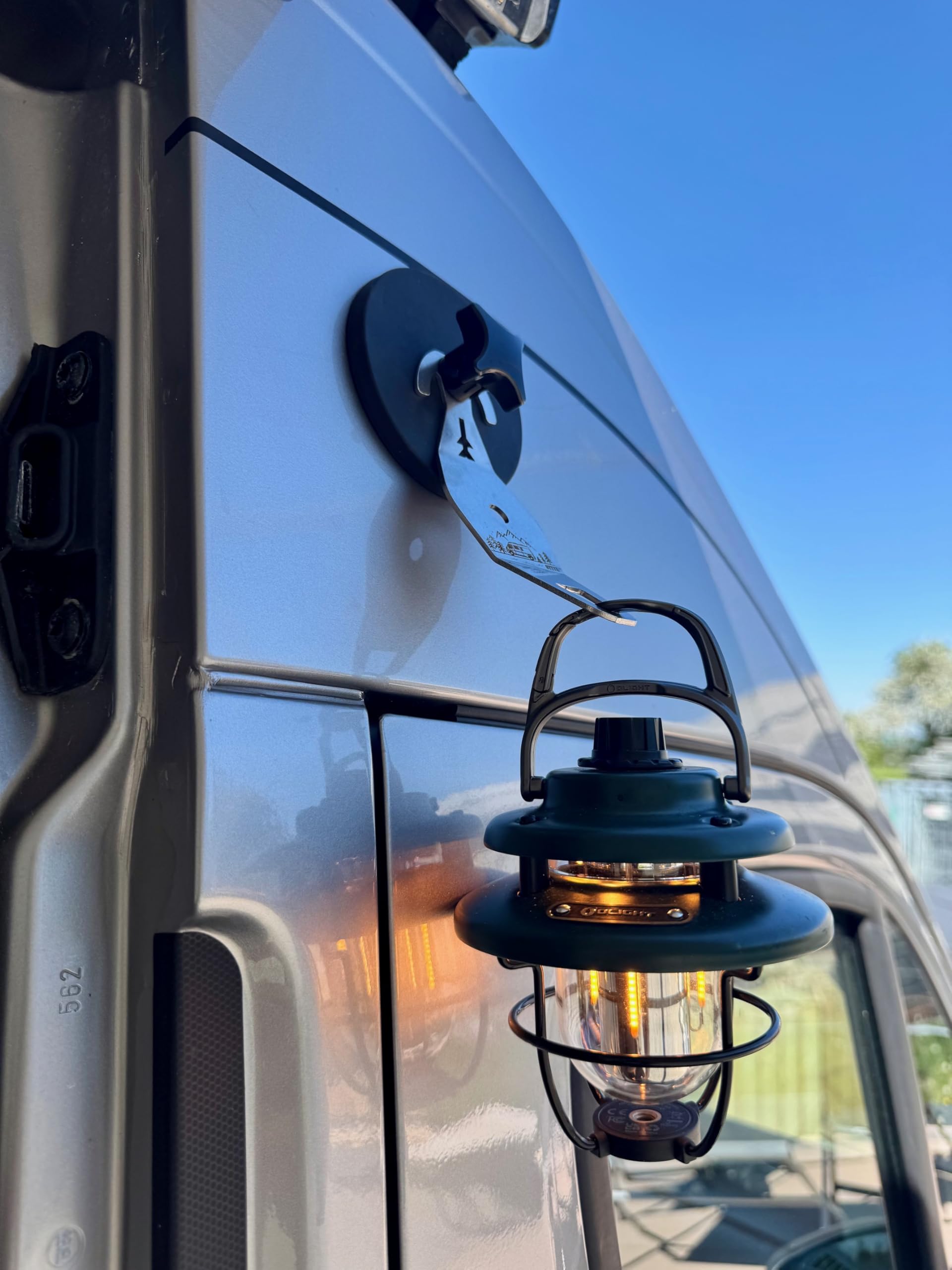 STYYL Magnetset - PRO - 2 Stück Universalmagnet-Befestigung mit jeweils 55kg Haftkraft - Magnethaken für Camping, Kastenwagen & Vanlife - gummierte Magnete - Camping Offrroad Camper Zubehör Gadget