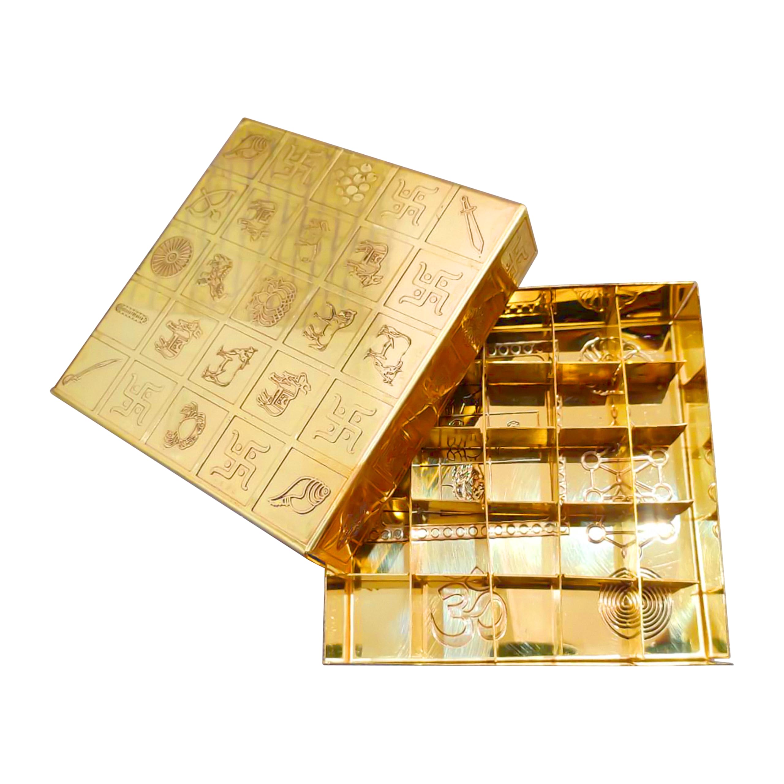 Vastu Manjusha Box (6Inch) With Compartments |Compact Pooja Storage Box for Crystal, Rudraksha & Ritual Tools |Vastu Remedy Tool | Pack Of 1-image-27