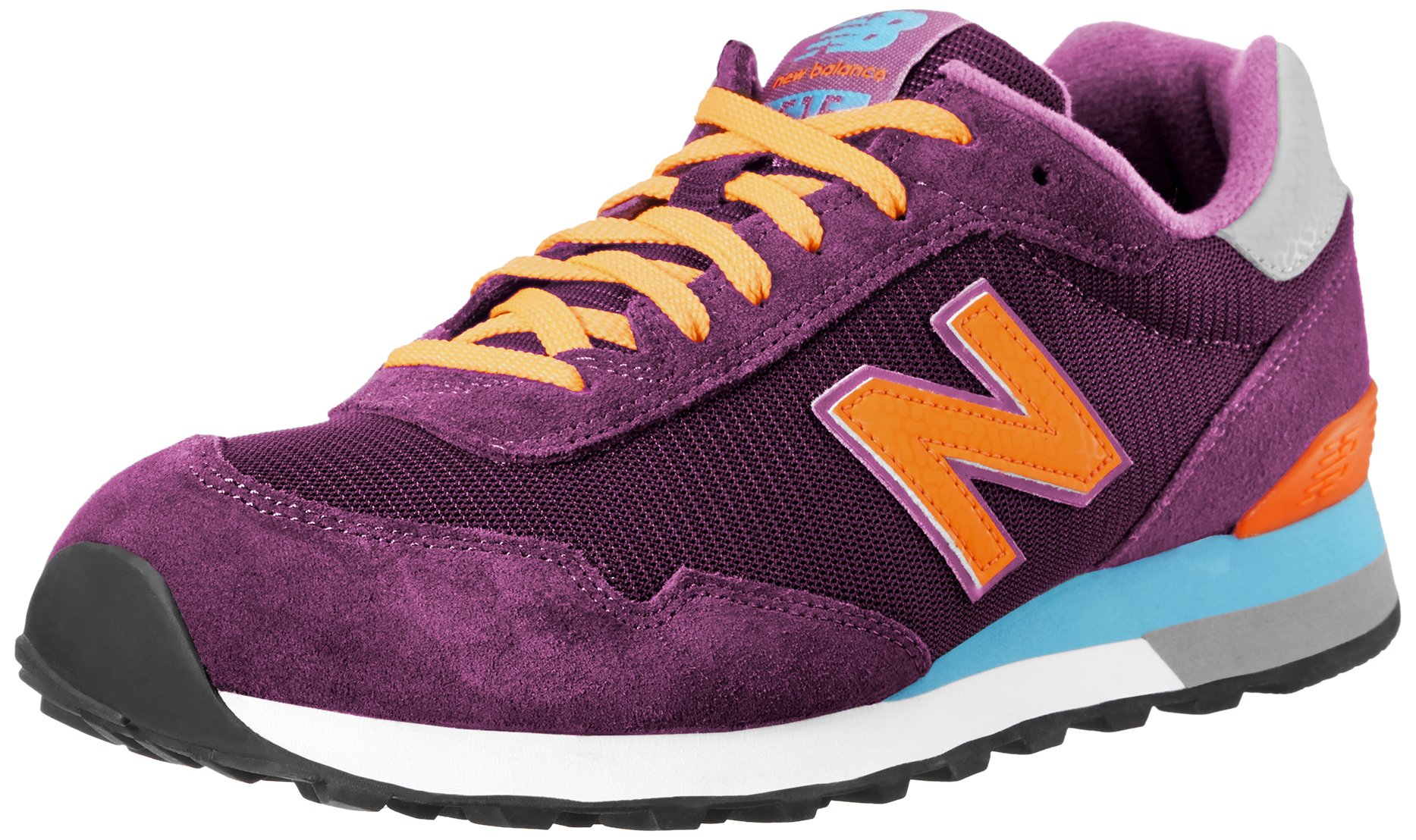 New Balance Women's 515 V1 Sneaker, Black/Prism Purple/Gold Rush, 6 M US — view 41