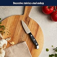 Vista 8 de HENCKELS Juego de 12 piezas de alta calidad con cuchillos llamativos y soporte, afilados como una navaja, diseñados en Alemania con más de 100 años