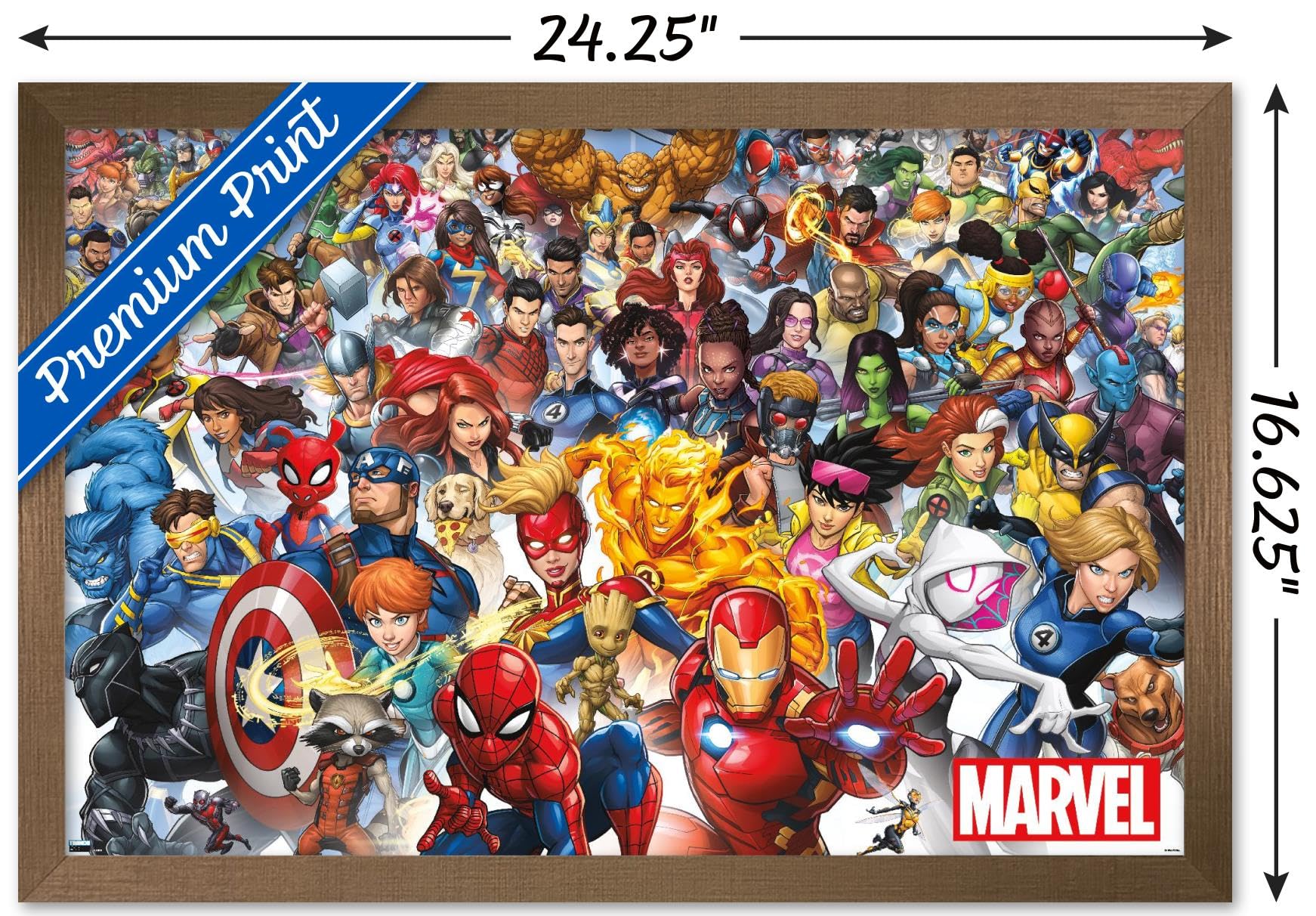 Amazon.com: Trends International Marvel Comics The Marvel Lineup