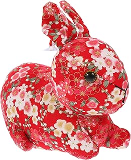 Vaguelly Ano Do Coelho Mascote Decorações Para Casa Almofada De Algodão Decoração De Algodão Coelho De Pelúcia Natal Coelho Ornamento Ursos Coelho Boneca Coelho Brinquedo Coelho Do Zodíaco