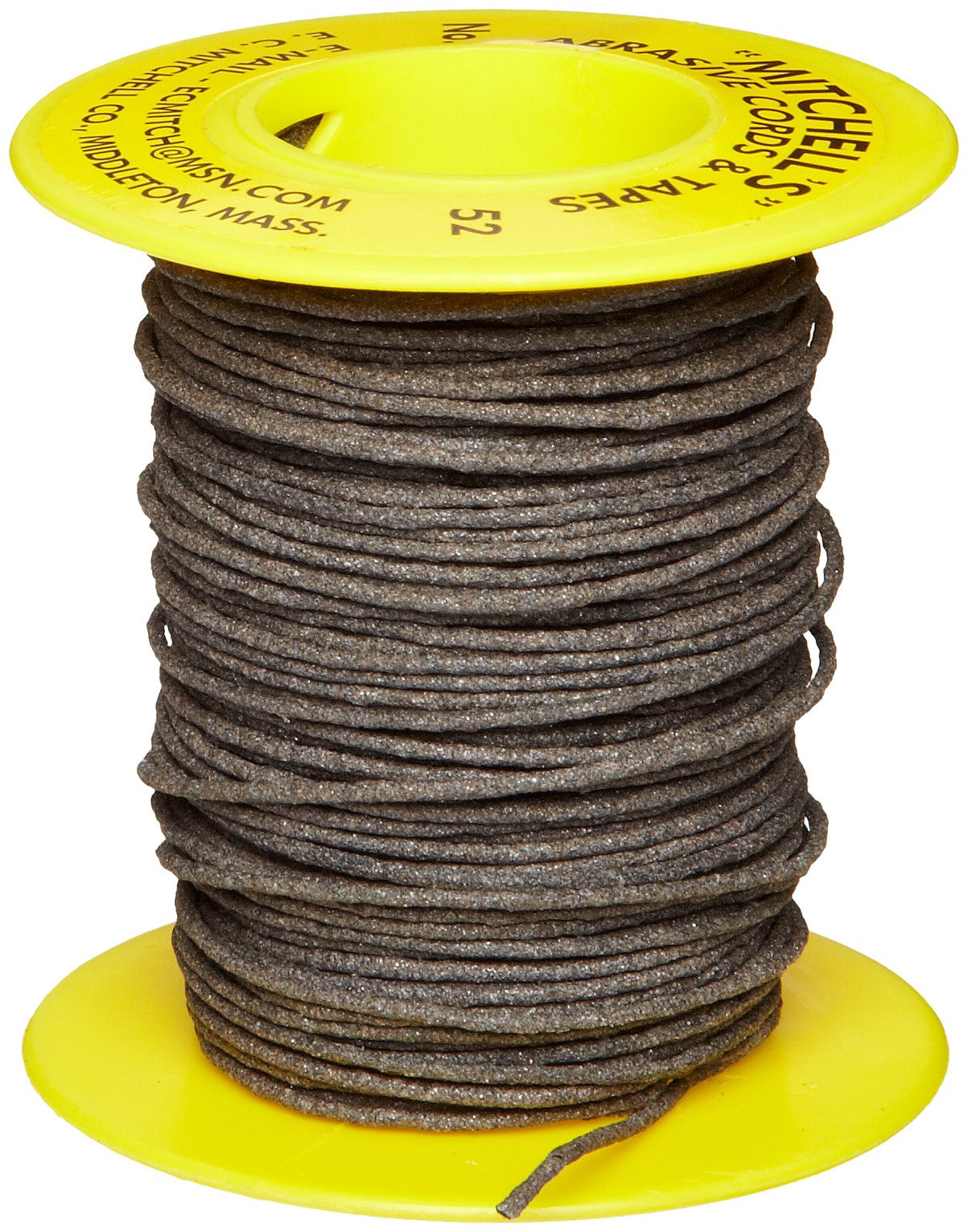Mitchell Abrasives52-A 52 Round Abrasive Cord, Aluminum Oxide 150 Grit .055" Diameter x 50 Feet