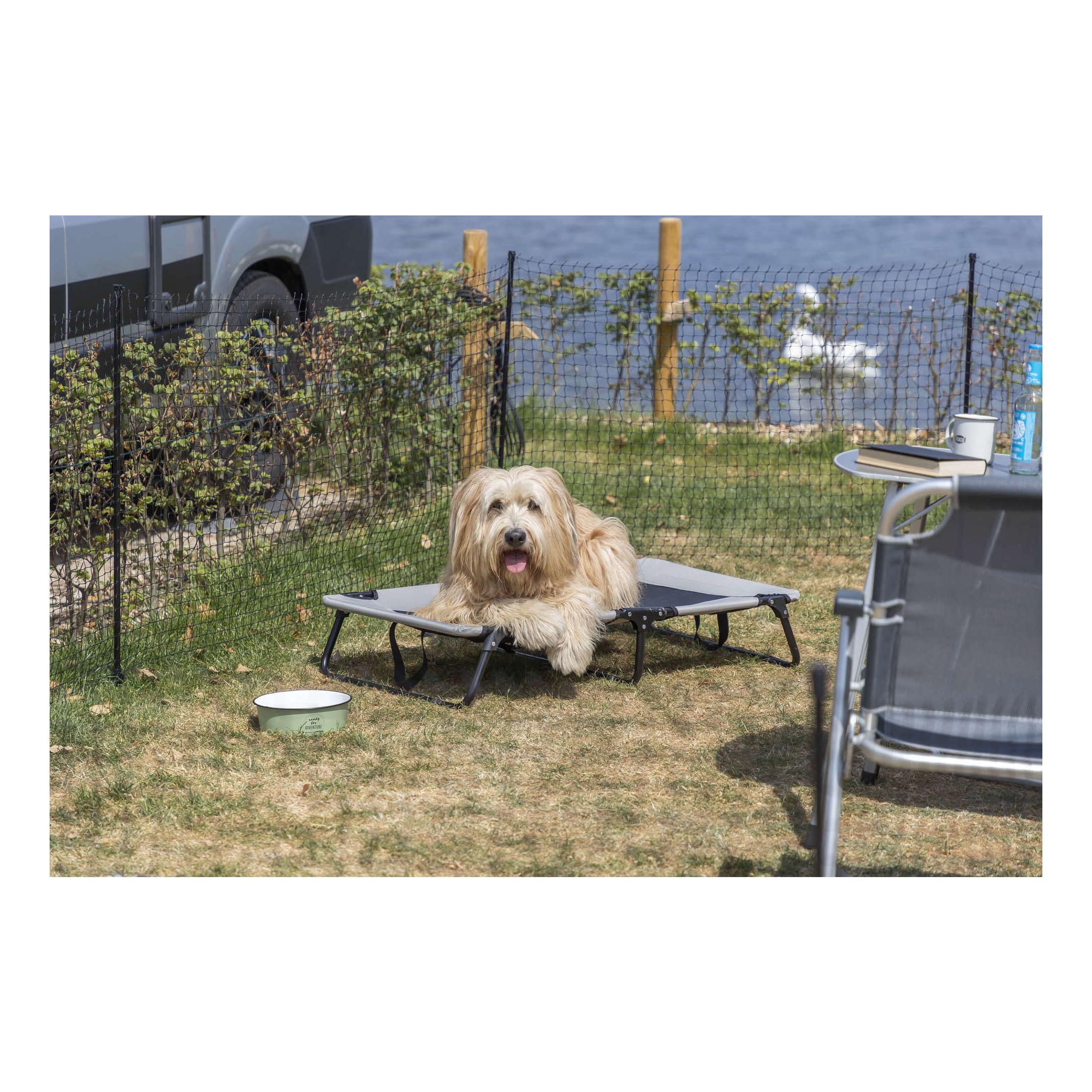 Trixie Clôture Mobile pour Chiens 15m Noir