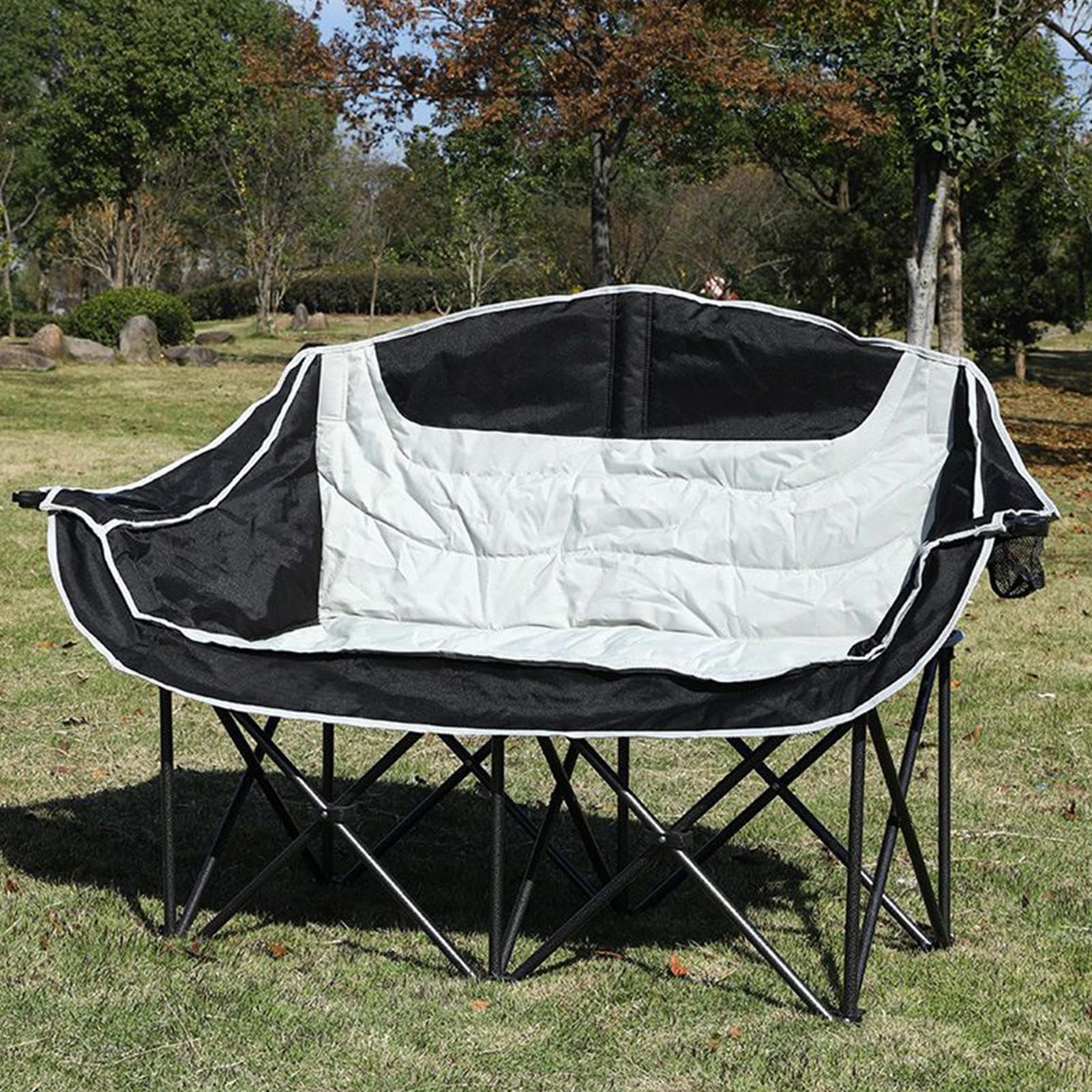 Doble Silla De Camping Equipo De Montañismo Plegable Y Resistente