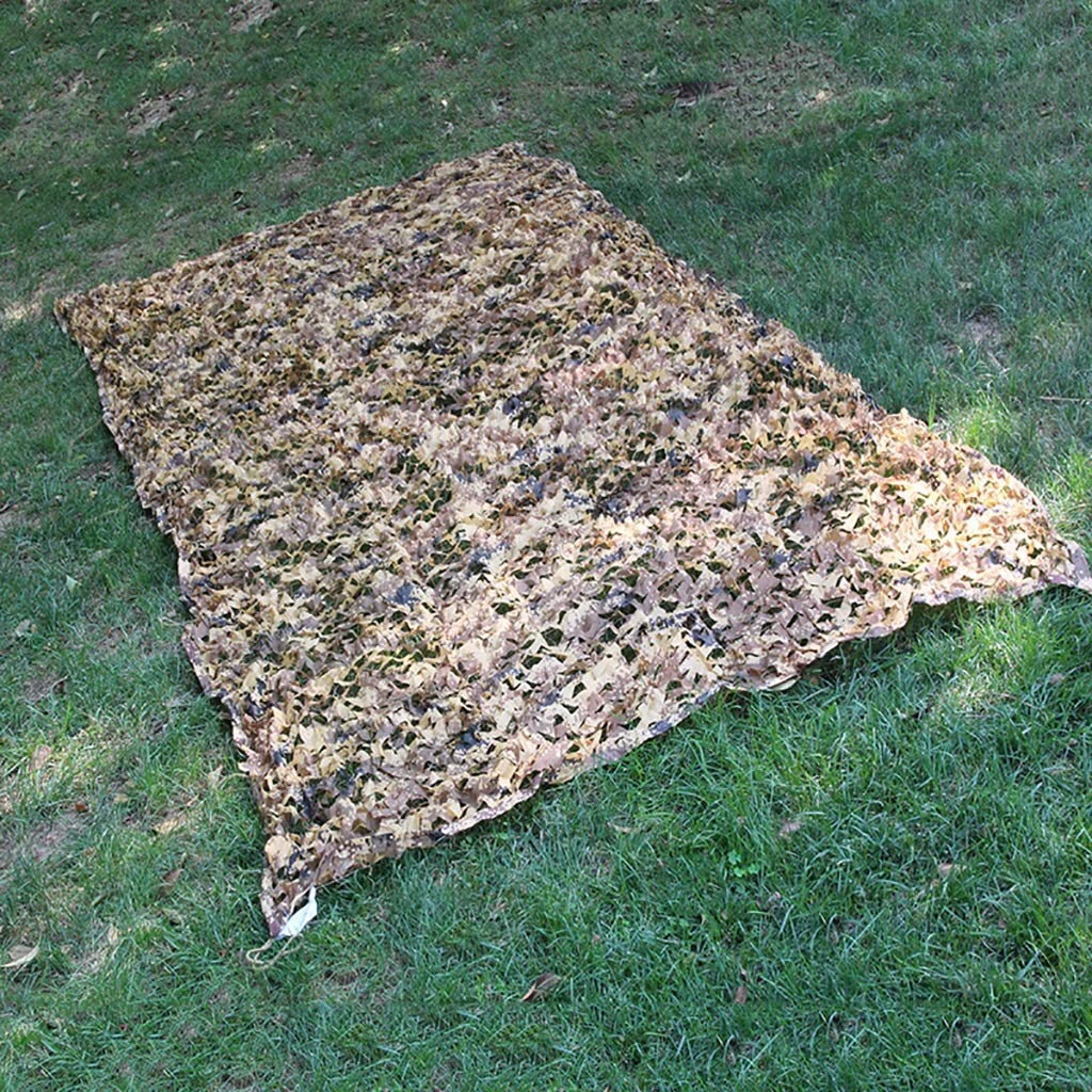 Cobertor de Red de Camuflaje,Toldo De Sombra Red de Shade | Camo Net Desierto Digital al Aire Libre Real CS Vista de Caza Pájaro Cubierta de decoración de Coches de Aves Red de Defensa aérea