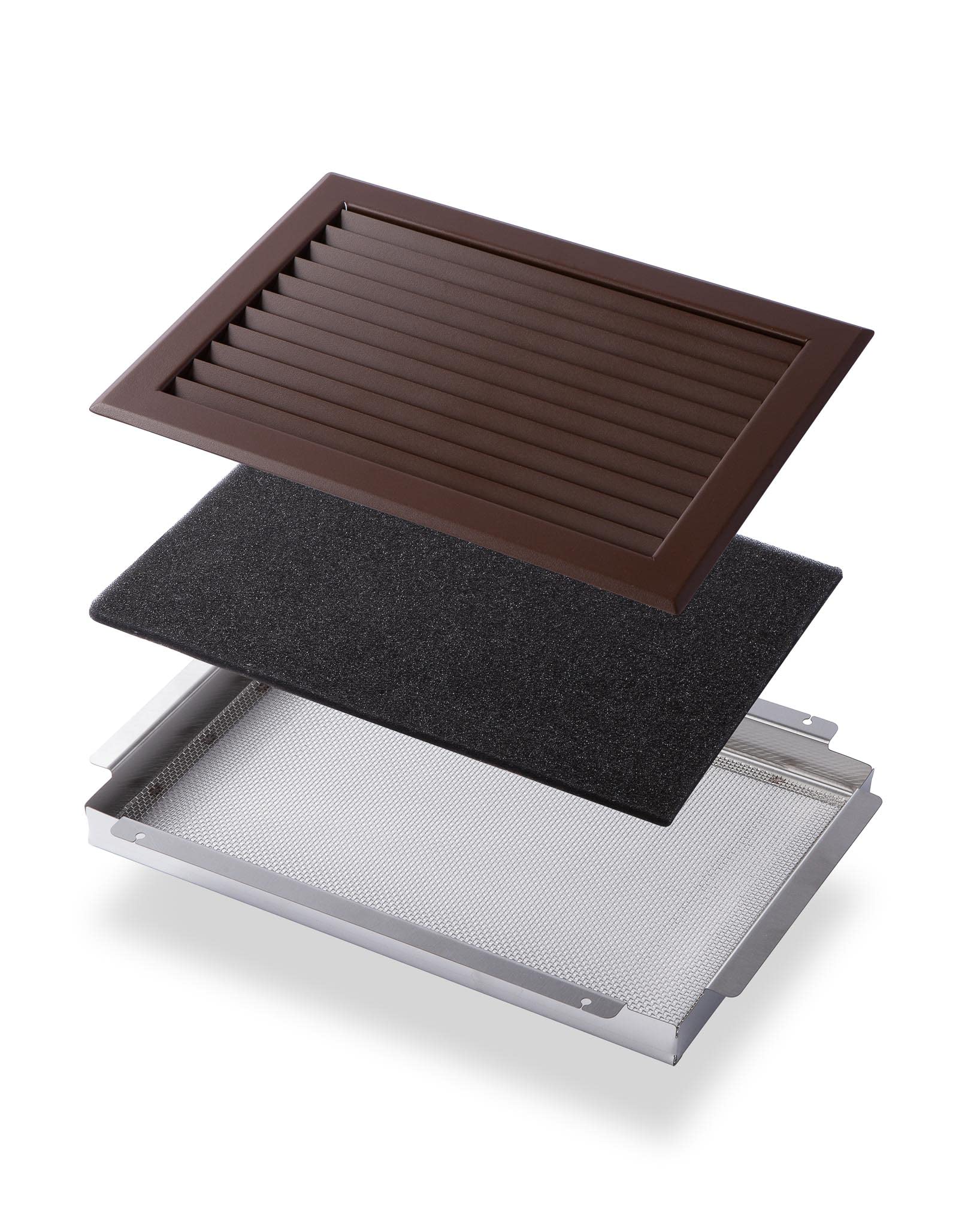 Bodenregister Aus Edelstahl – 7,6x25,4 Cm, Unterputz-Montage, Begehbar & Verstellbar