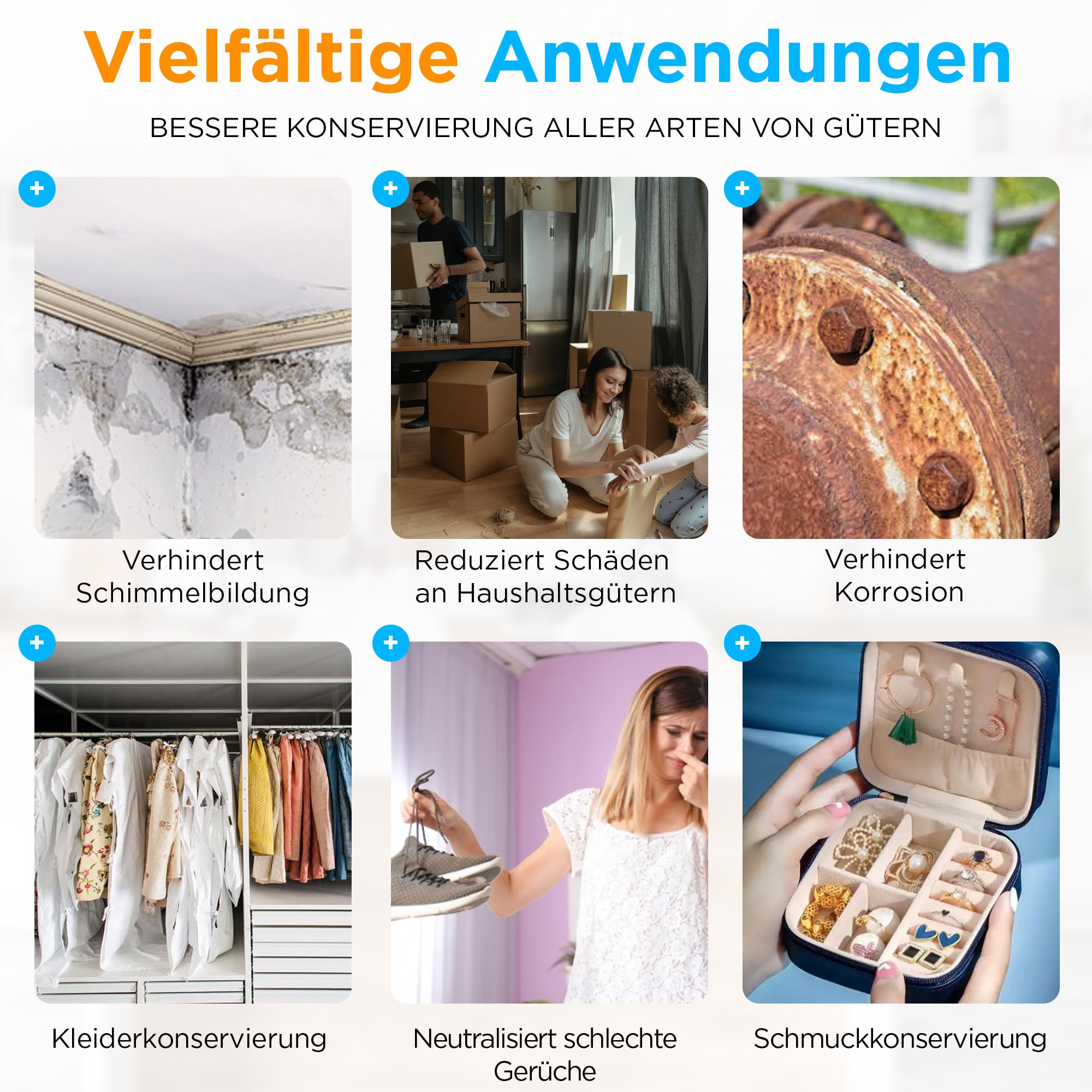 Silica Gel Orange 1KG + 10 Beutel | Silica Kugeln Wiederverwendbar mit Sättigungsindikator | Ideal für Schränke, Schubladen und Elektronik