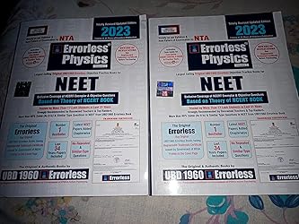 Buy Errorless NEET Physics (Vol- 1 & 2 ) Latest 2023 Edition as per ...
