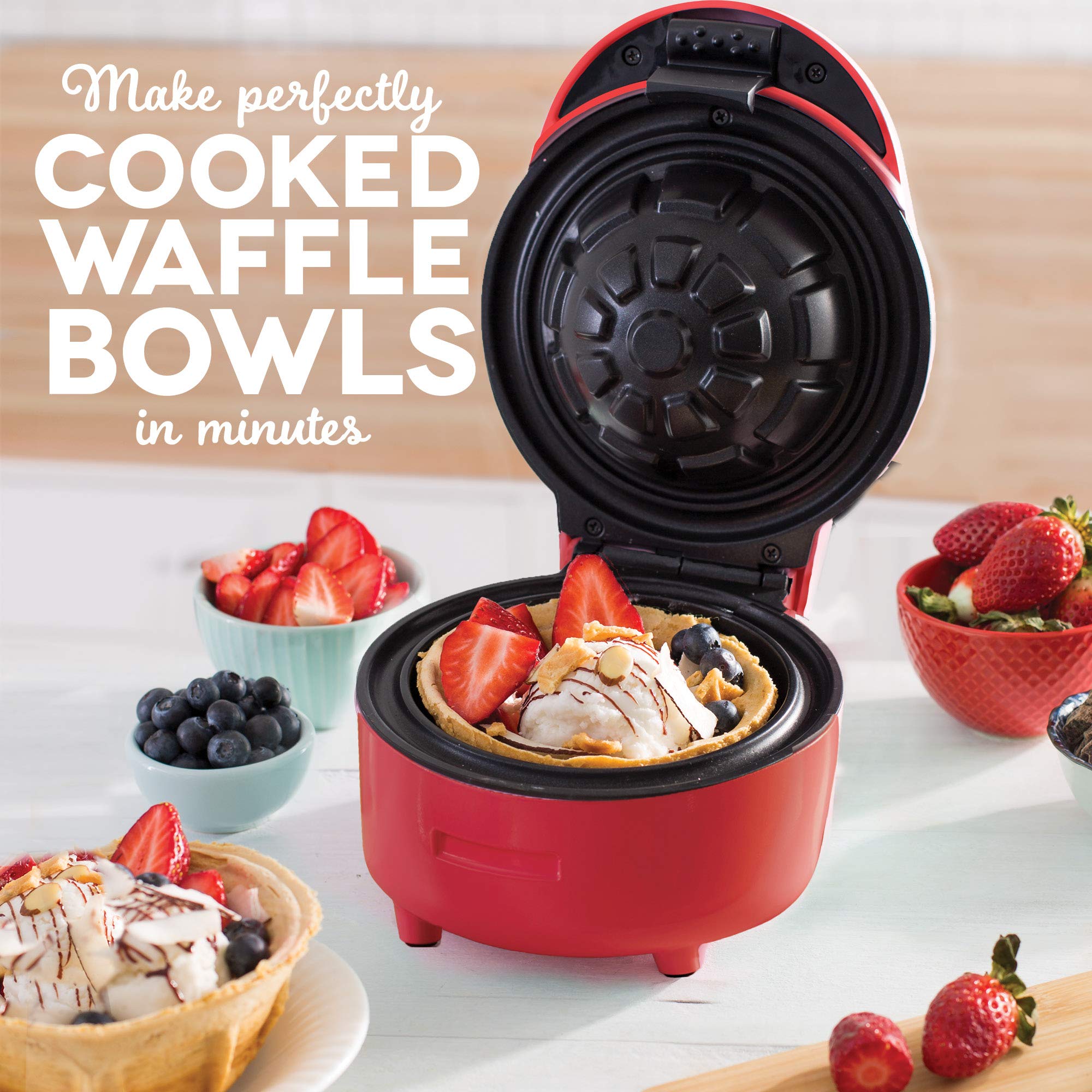 waffle bowl maker machine