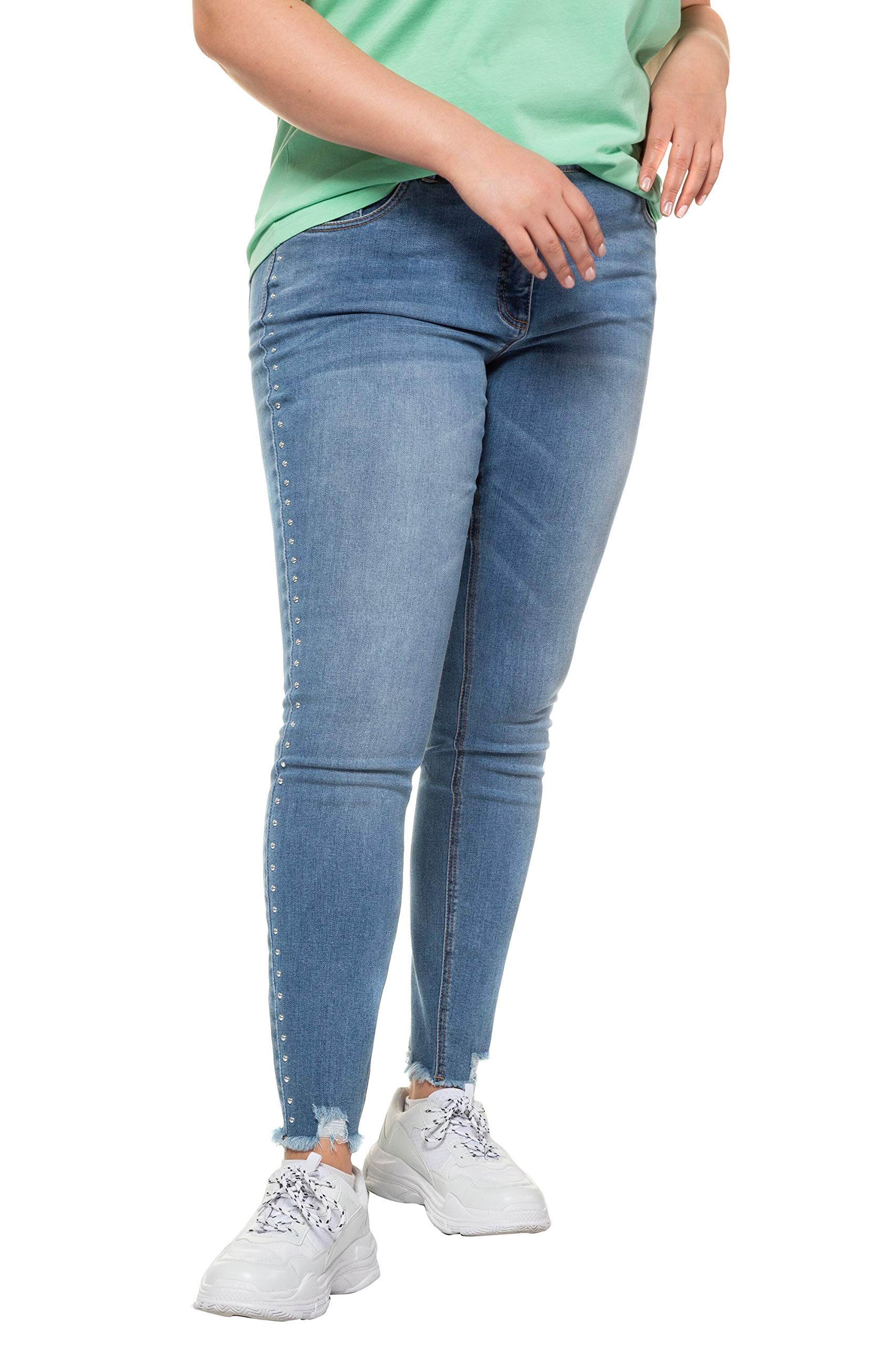 Studio Untoldwomens Große Größen Skinny Jeans Mit Nieten Jeans