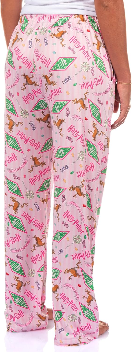 Harry Potter Pajama Pants Women's Honey Dukes Hogsmeade Lounge Pj Bottoms - Image 4