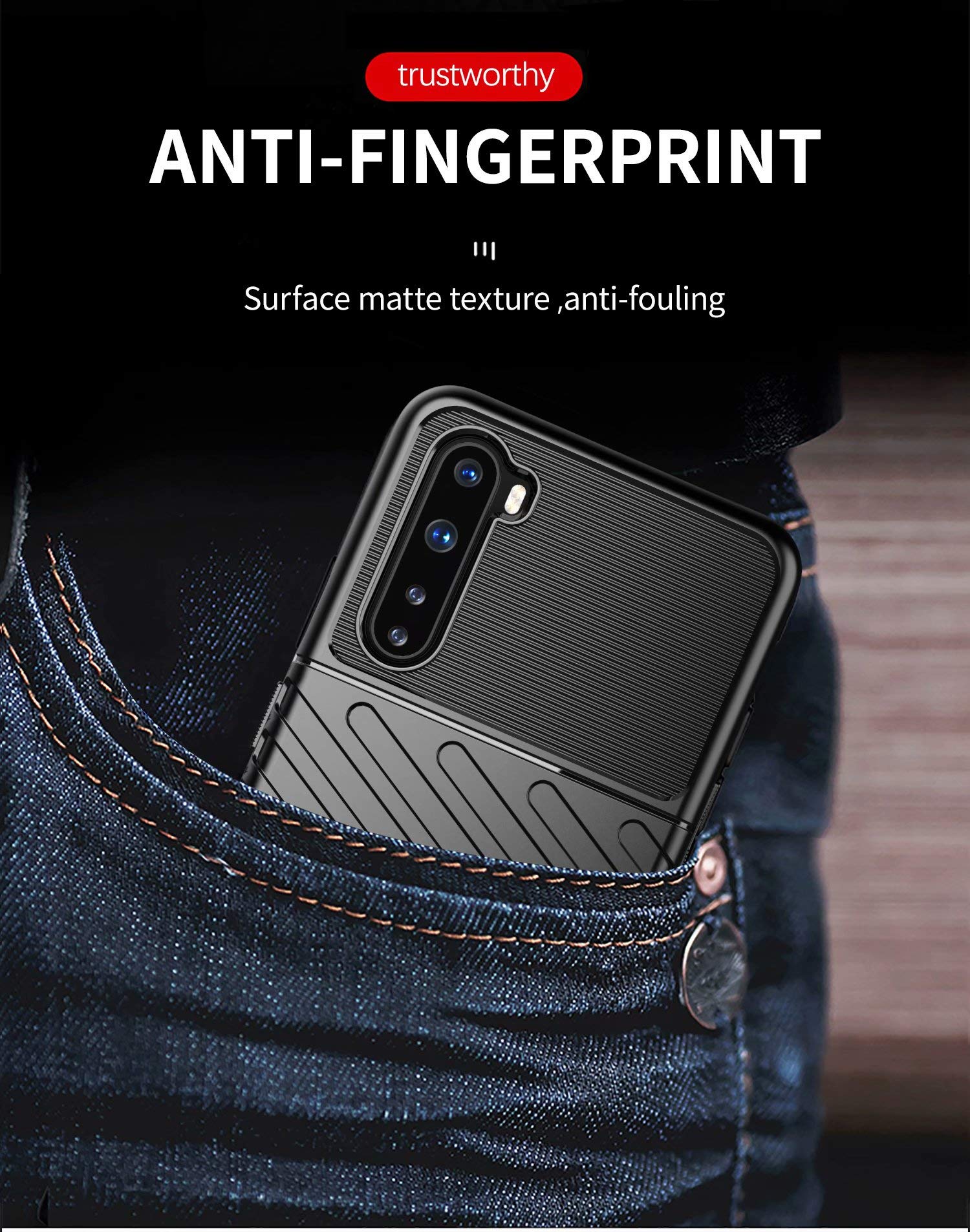 Custodia TingYR Per Huawei P Smart 2021 – Cover Ultra Sottile In Gomma TPU Antiscivolo (Nero)