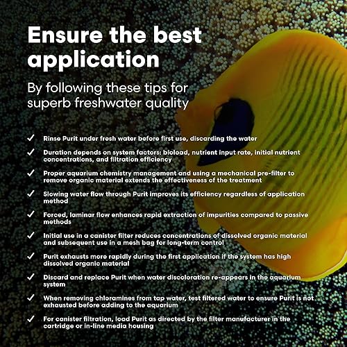 Miniatura 6 de Brightwell Aquatics - Purit Medios de filtración química de última generación - para uso en todos los acuarios marinos y de agua dulce -