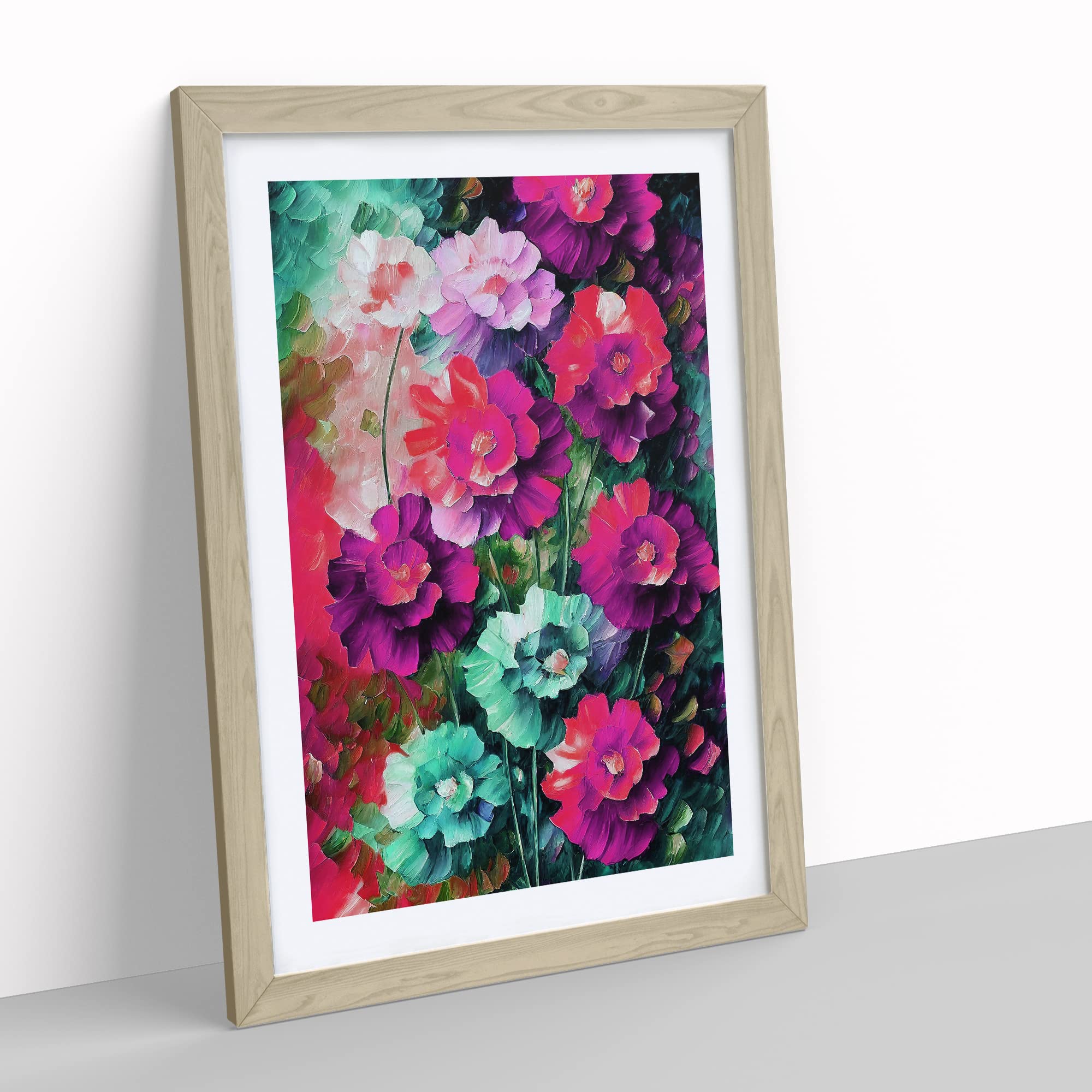 Bunch Of Flowers No.4 Framed Print, Oak, A3 (34 x 46 cm) - Image 2