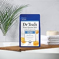 Vista 6 de Dr. Teal's Epsom Salt Soaking Solution, Soften & Nourish with Milk and Honey, 48 Oz