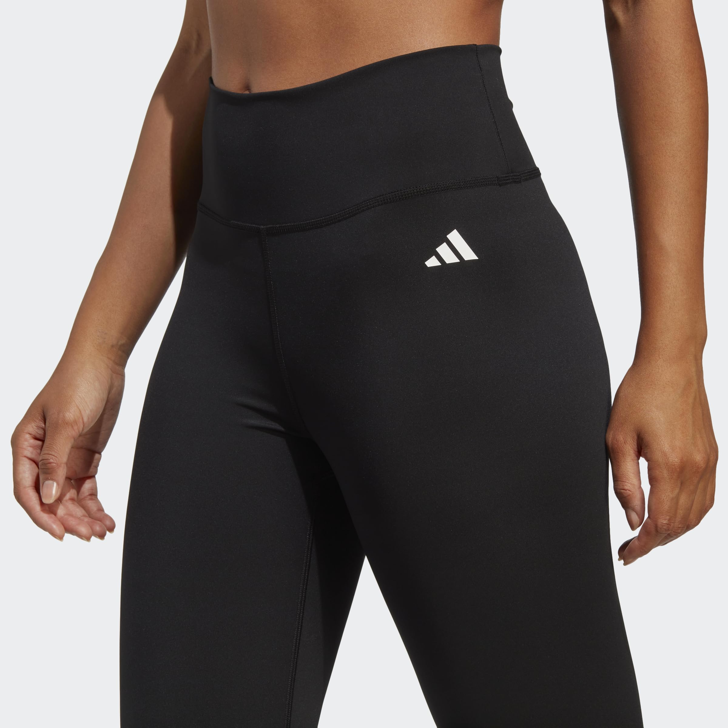 adidas Women's Mallas 7/8 Train Essentials High-Waisted 3 Bandas (Tallas Grandes),