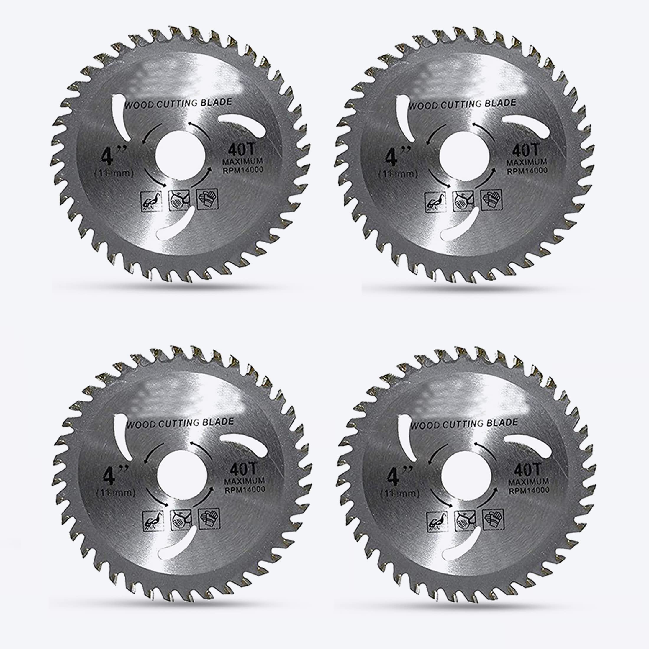 Hillgrove HGACC31M1 4"inch TCT Wood Cutting Wheel Circular Saw Blade For Cutting Wood/Plywood/Leminated Wood(Pack of 4) (B09SV7KJ32) Amazon Price History, Amazon Price Tracker