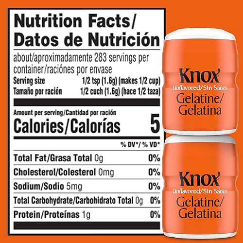Miniatura 10 de Knox Gelatina original sin sabor paquetes de 32 unidades
