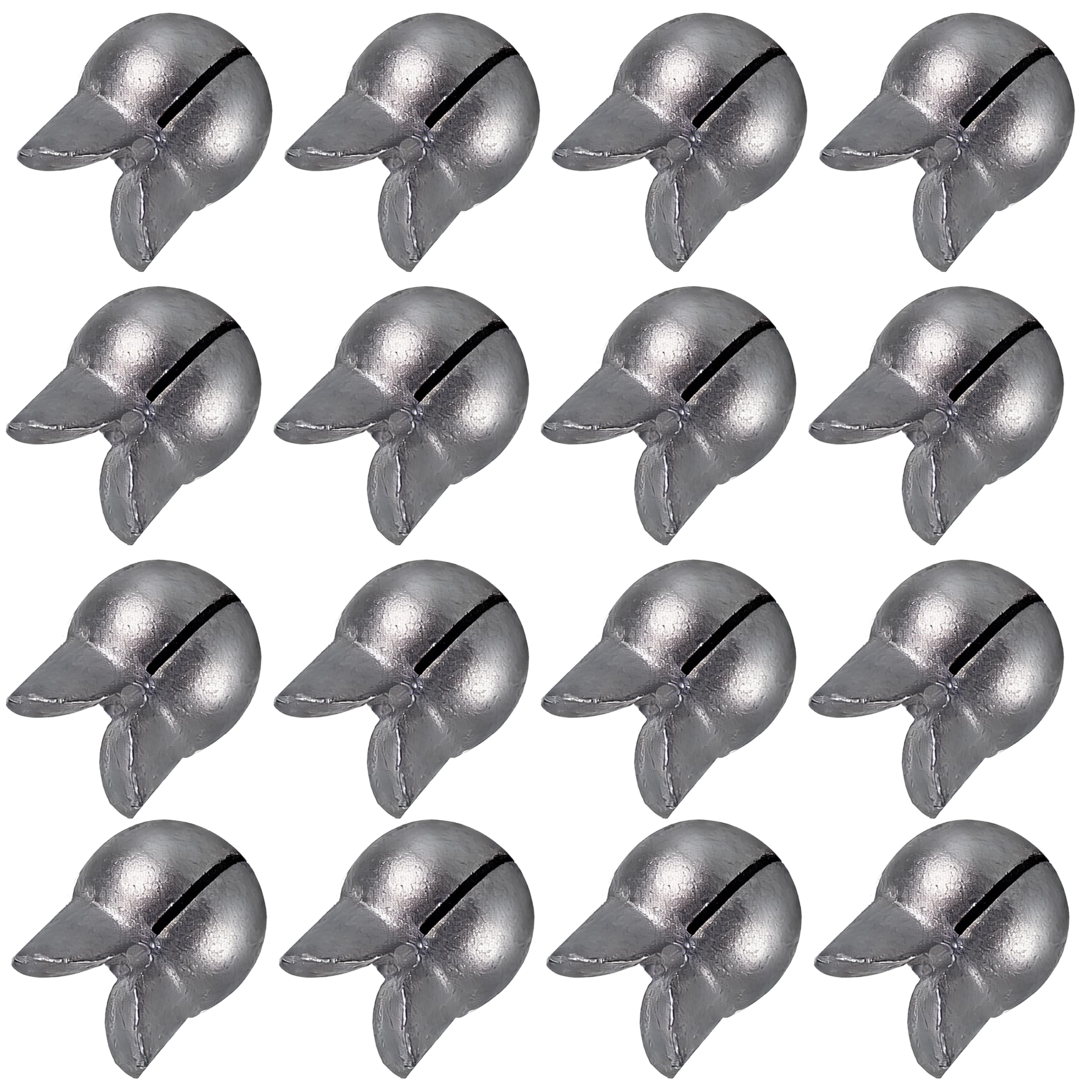 100PCS Split Shot Fishing Weights Round Removable Fishing Sinkers for Fly Bass Fishing Casting 4 Sizes 4g 50pcs