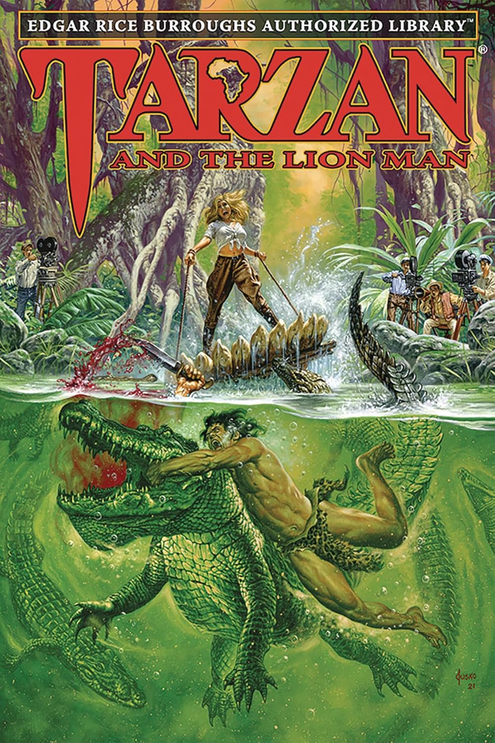 Tarzan and the Lion Man Edgar Rice Burroughs Authorized