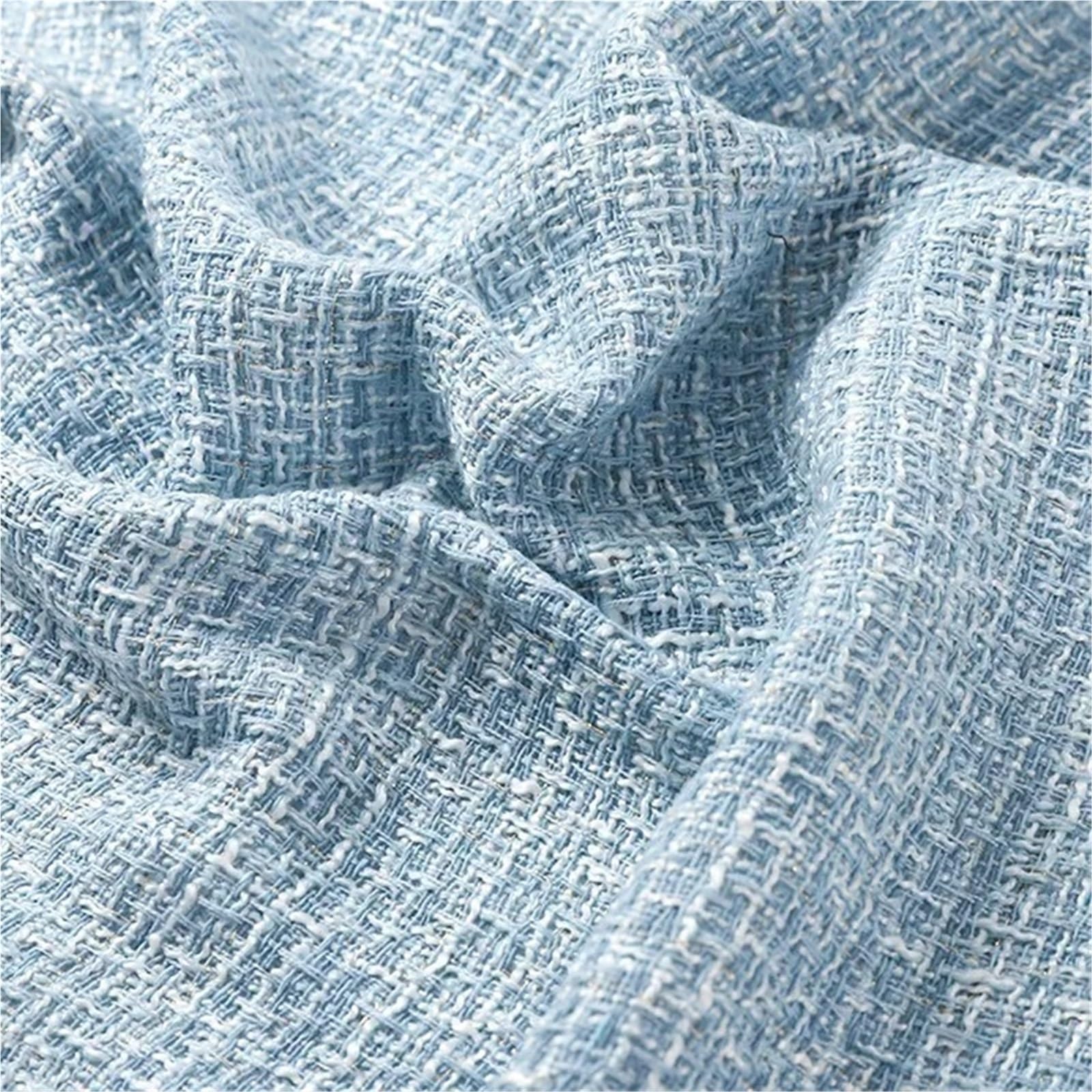 Tradycyjna tkanina tweedowa, Polyester Tweed Fabric Multicolor 100-300x148cm(Color 3,300x148cm)