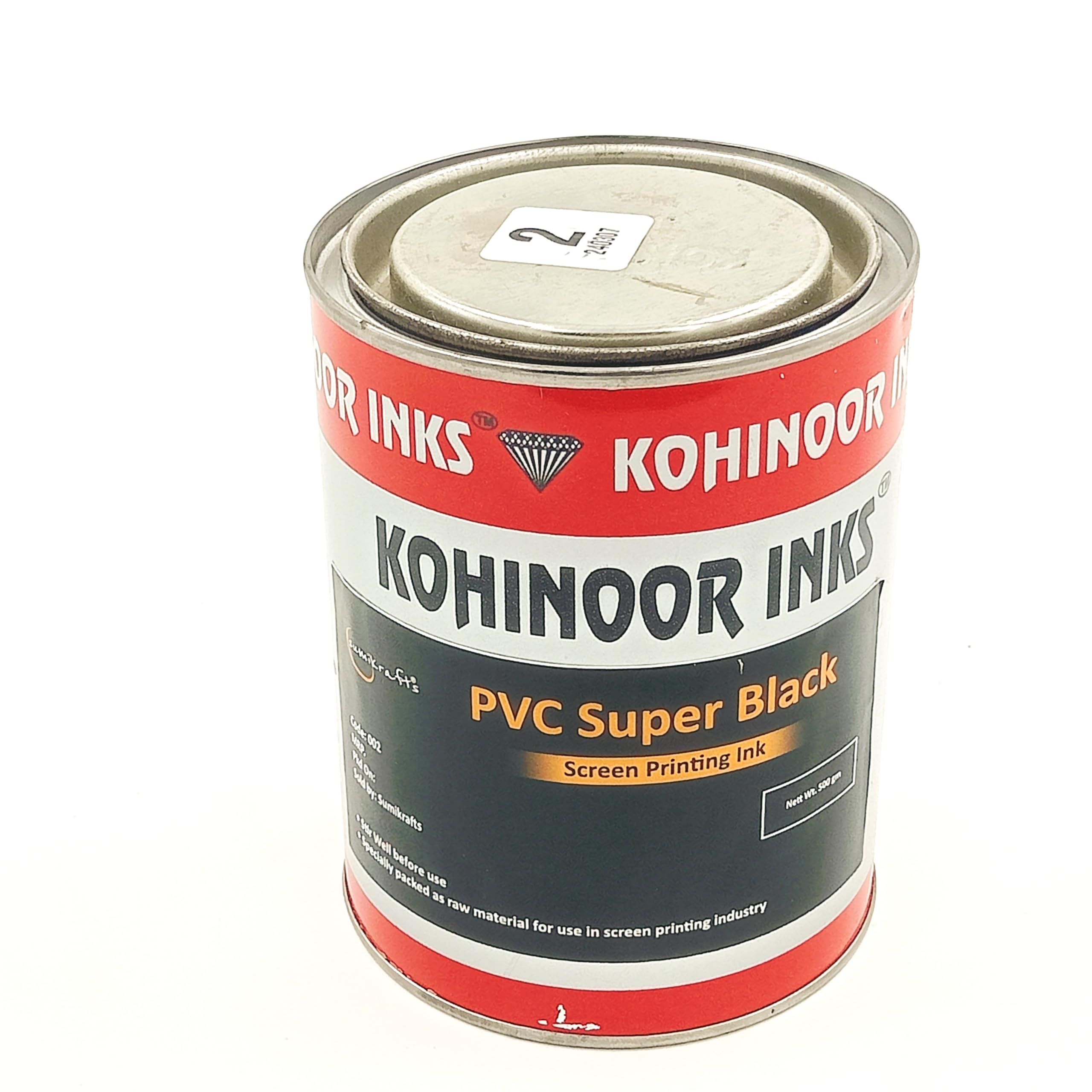 sumikrafts PVC Black-Screen Printing Ink-500gm (Tin Can)-image-33