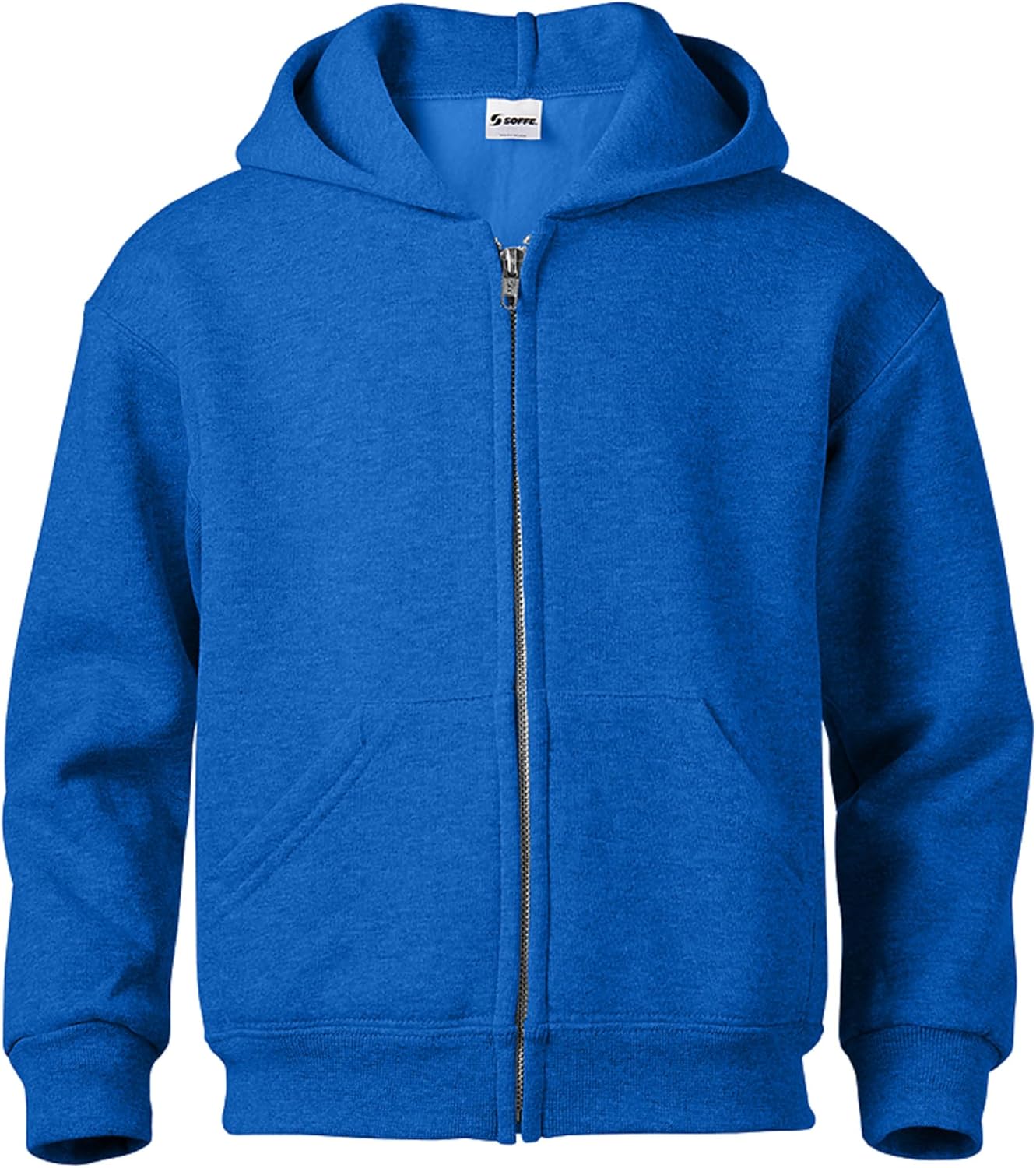 Soffe unisex-child Classic Midweight Fleece Zip Hoodie Sweatshirt
