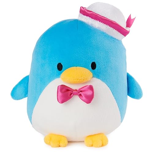 GUND Sanrio Tuxedo Sam Plush, Penguin Stuffed Animal for Ages 1 and Up, Blue, 6”