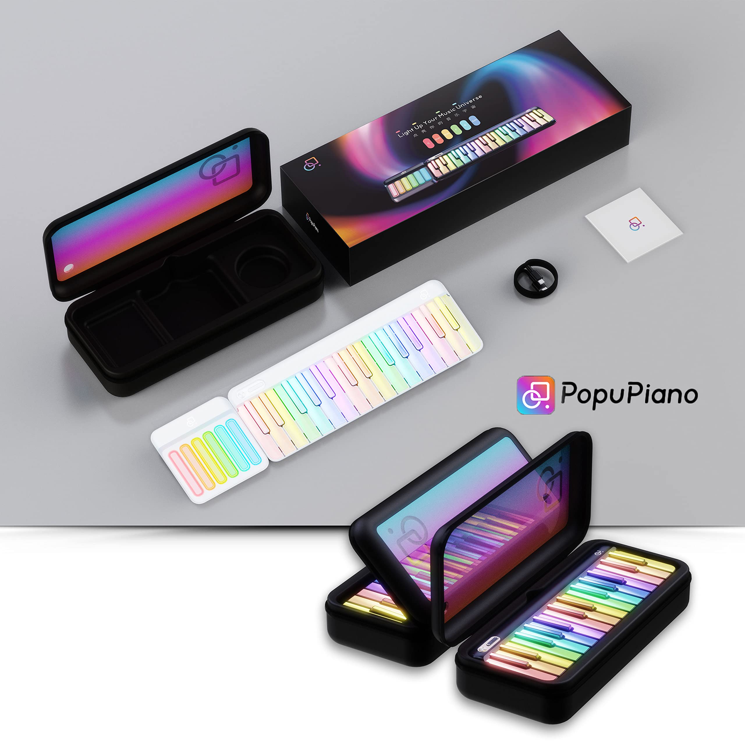 POPUPIANO 29 Keys Smart Keyboard Piano for Children, Versatile