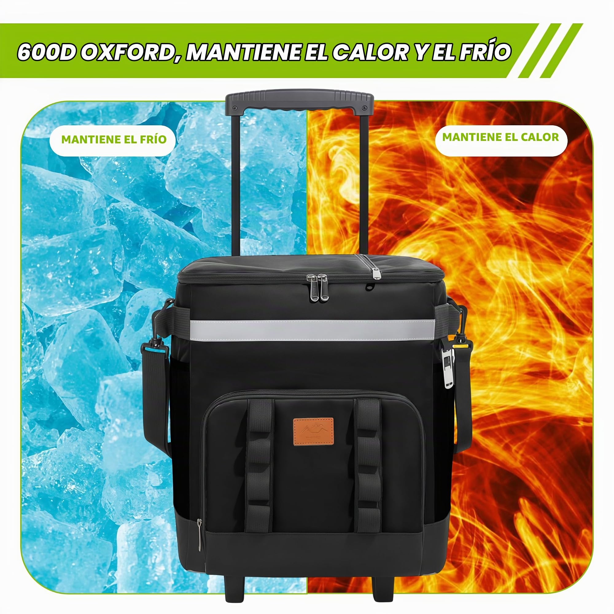 Bolsa Isotérmica Plegable con Ruedas 35 L