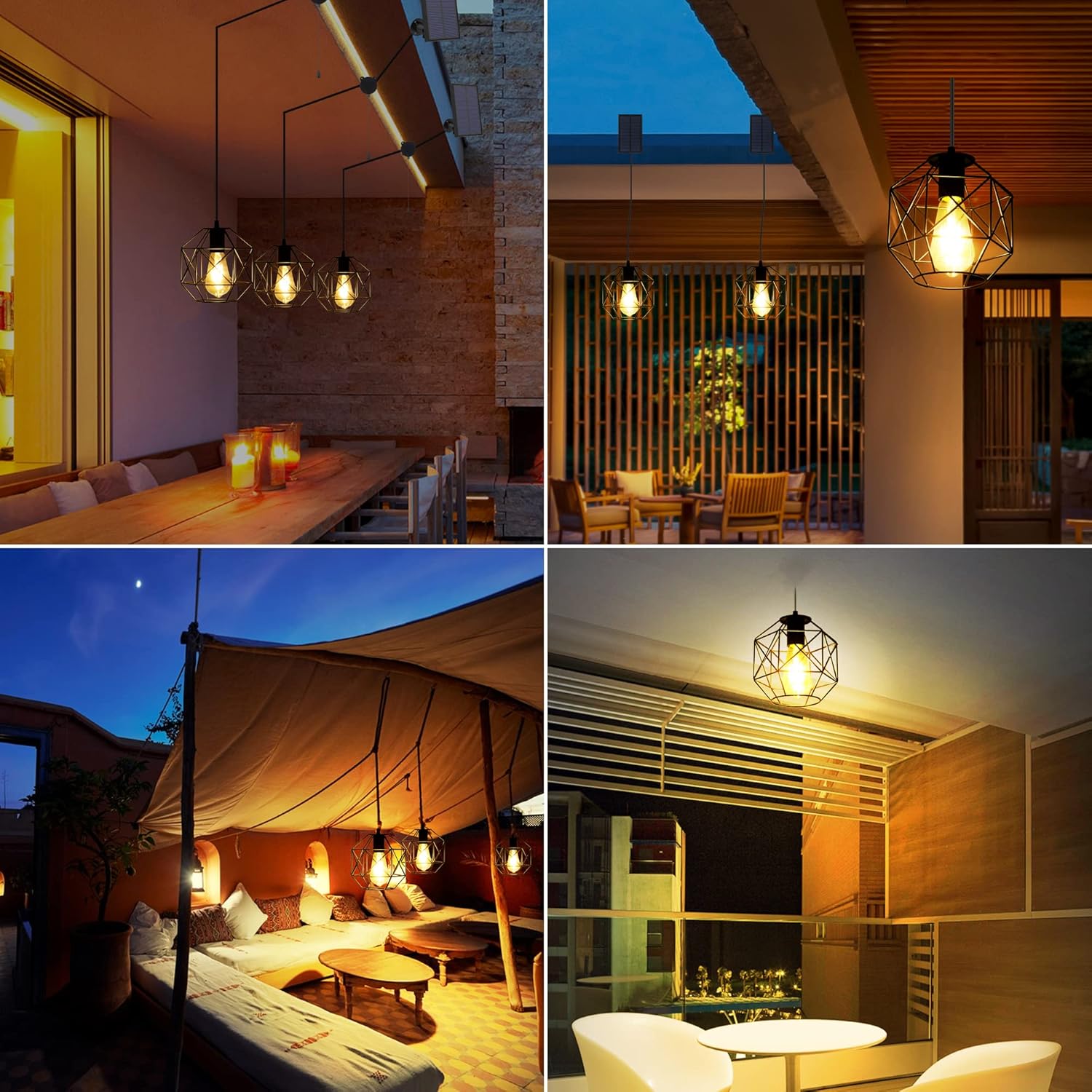 Metal Address Sign and Solar Pendant Light, House Numbers Plaque 12.2 in, Solar Chandelier 6.8 in, Solar Lights for House Mailbox Street Shed Patio Barn Storage