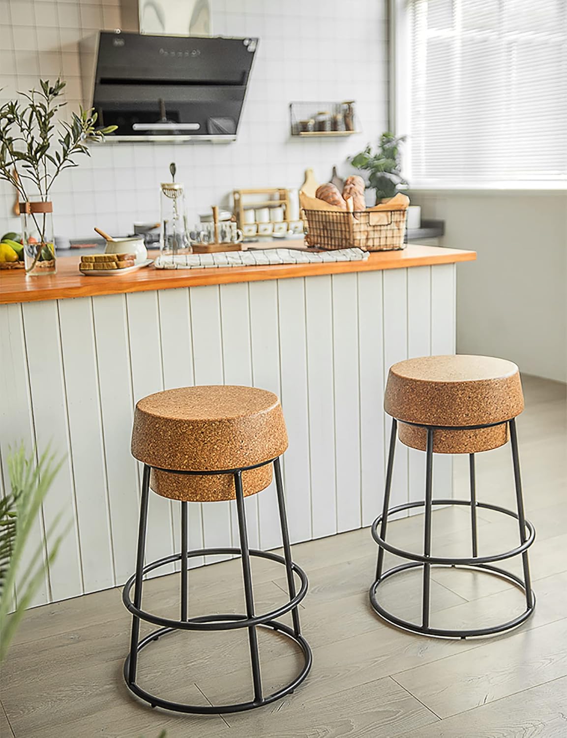 バースツール、バースツール2個セット ソフトウッドシート バーチェア