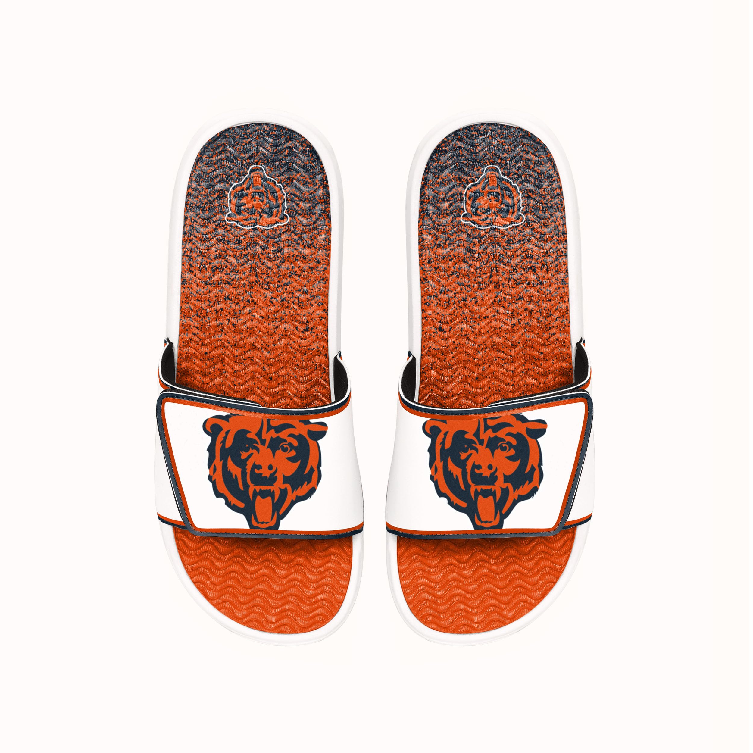 FOCO mens Nfl Primary Team Logo Gradient Gel Slide Sandals
