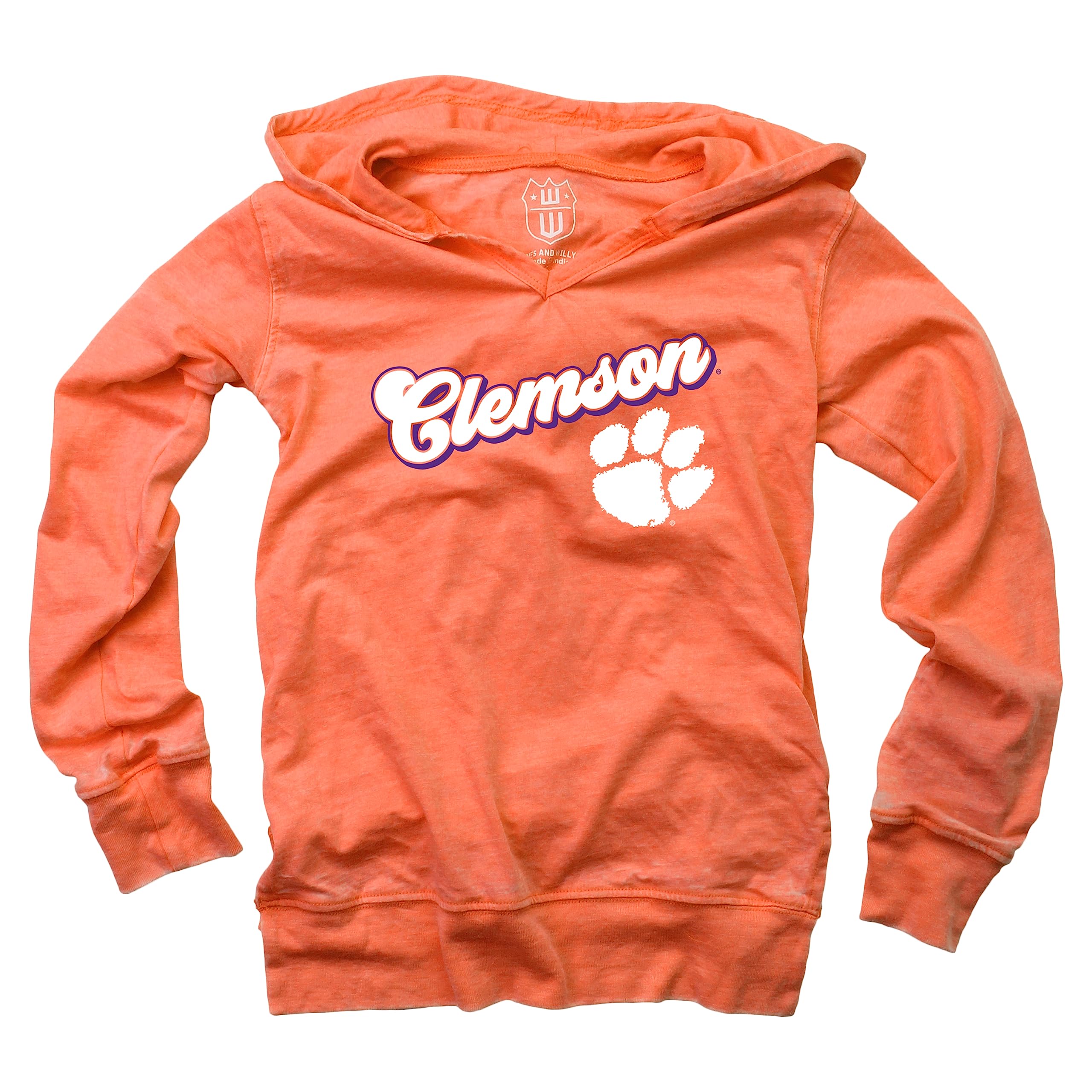 Wes and Willy NCAA Girls V-Neck Hoodie Tee