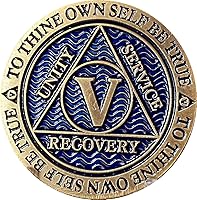 Vista 3 de 5 años AA Medallion Reflex Antique y Blue Color Bronze Chip