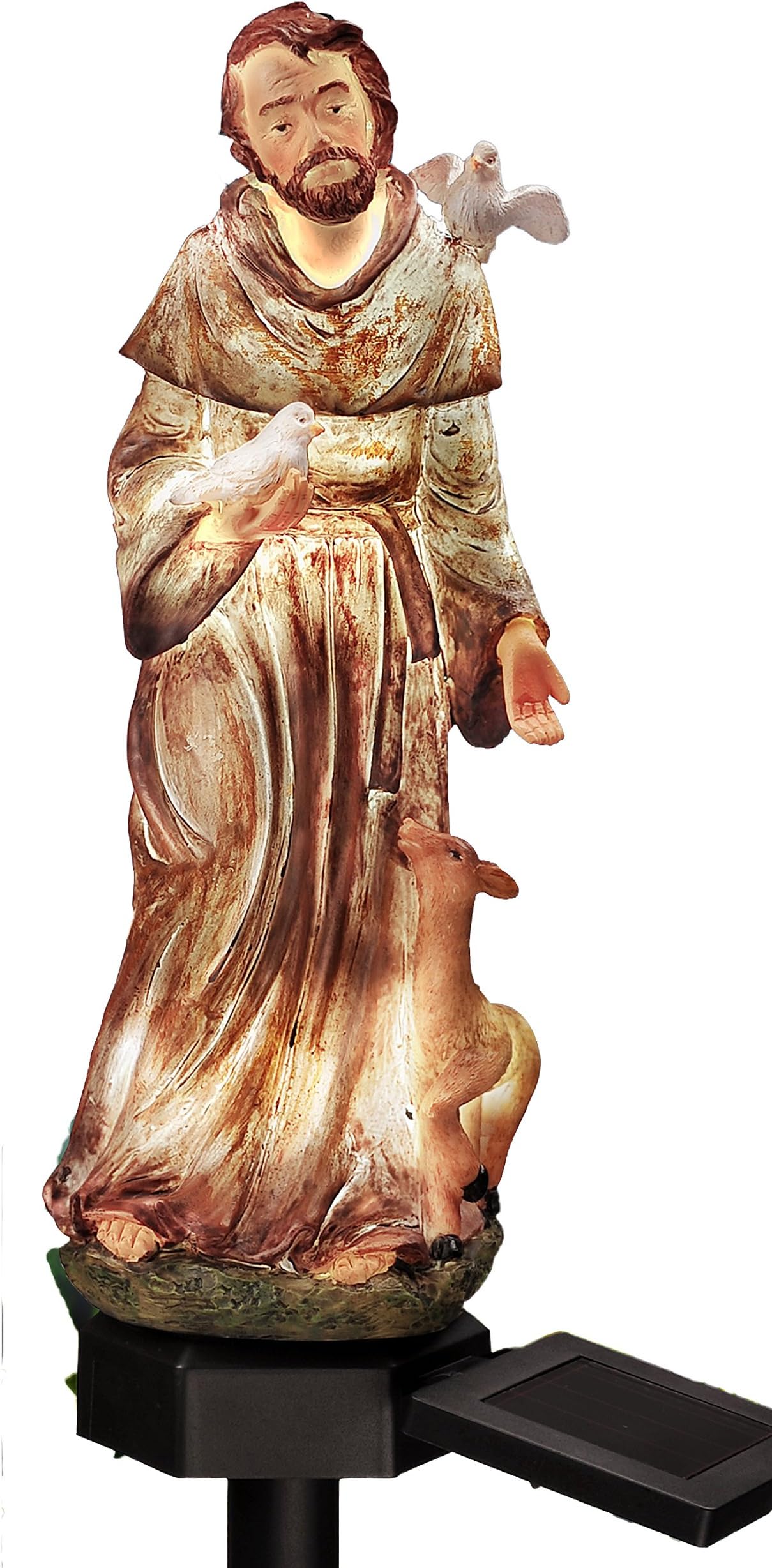 PPR Direct Marketing 10367 Solar Powered St. Francis Statue