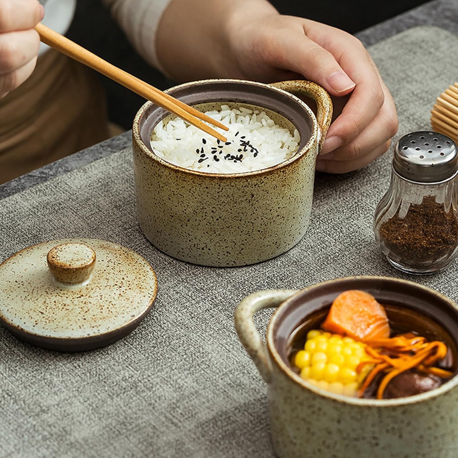 Practical Kitchen Ceramic Seasoning Bottle with Elegant Dotted Appearance Fits Any Home Decor Store Storage Jar