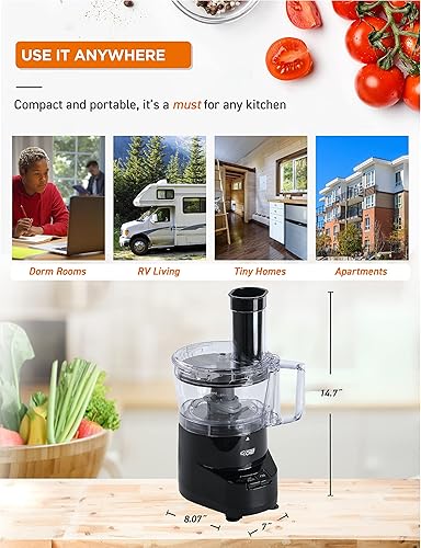 Miniatura 7 de COMMERCIAL CHEF Procesador de alimentos de 4 tazas