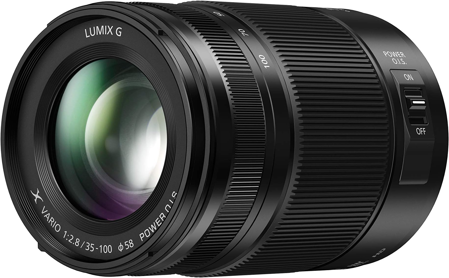 LUMIX H-HSA35100E Micro Four Thirds 35-100 mm G X Vario Zoom Lens - Black