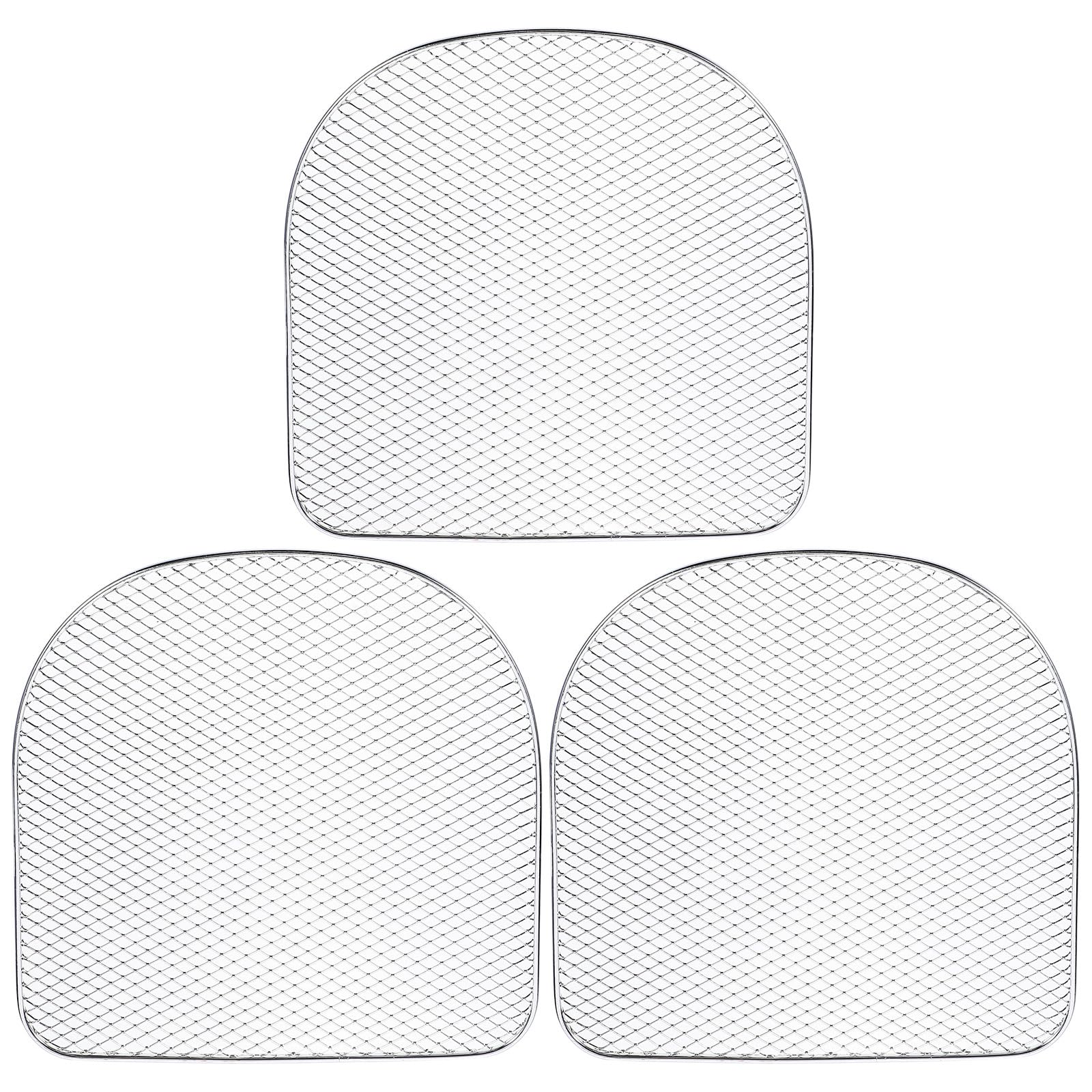 FRCOLOR Supporto per Friggitrice ad Aria 3 Pezzi in Acciaio Inossidabile, Accessori Forno, per Disidratare Carni e Conservare Nutrienti