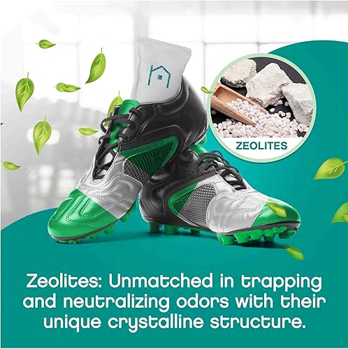 Miniatura 3 de Desodorizador de zapatos con zeolitas paquete de 1 Eliminador de olores, ambientador, absorbente de olores, zapatillas, bolsas de gimnasio, tacos
