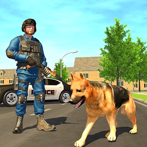 Police Dog Chase Border Crime Mission: Border Cross Dog Duty Simulator