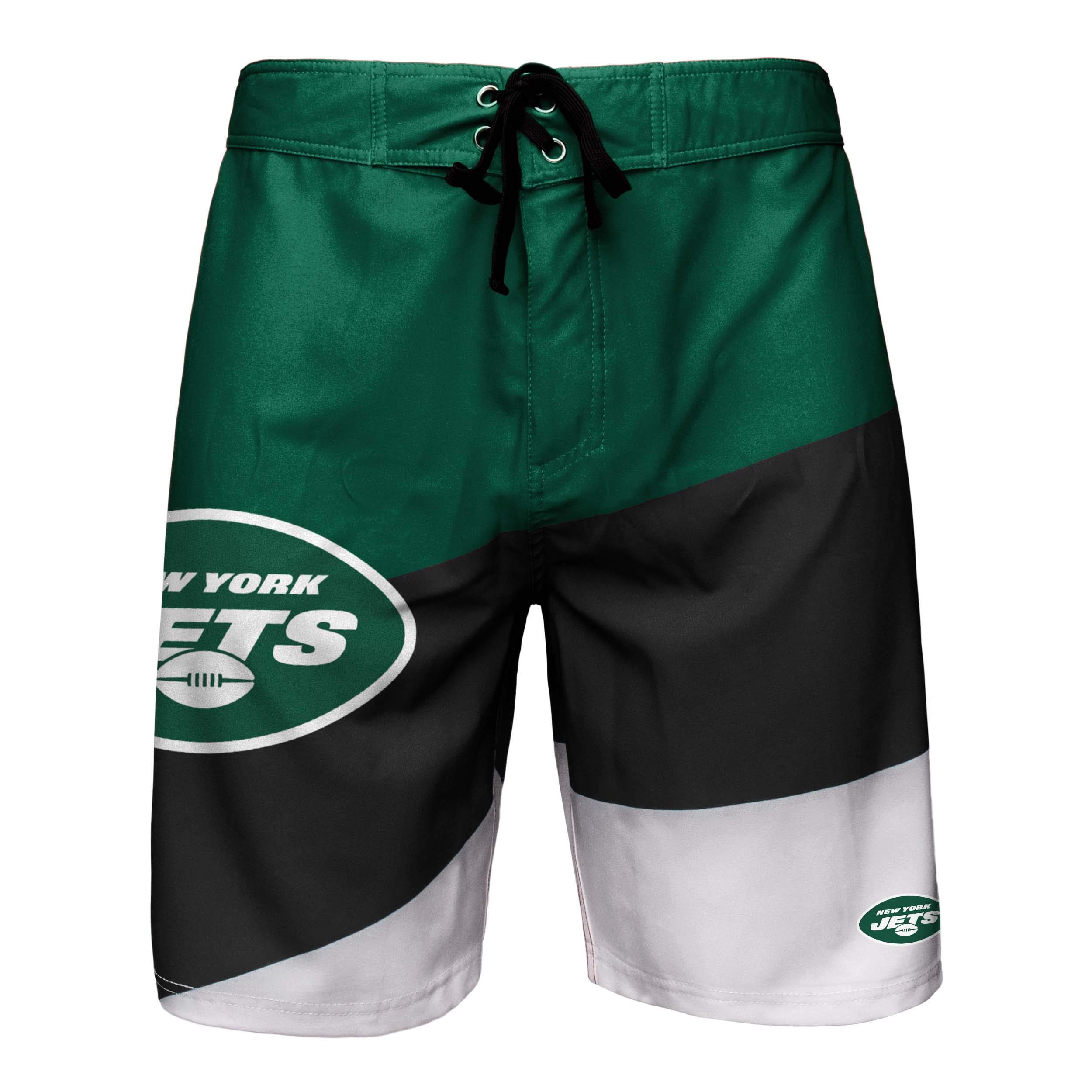 FOCO Mens NFL Team Logo Color Dive Swim Boardshorts