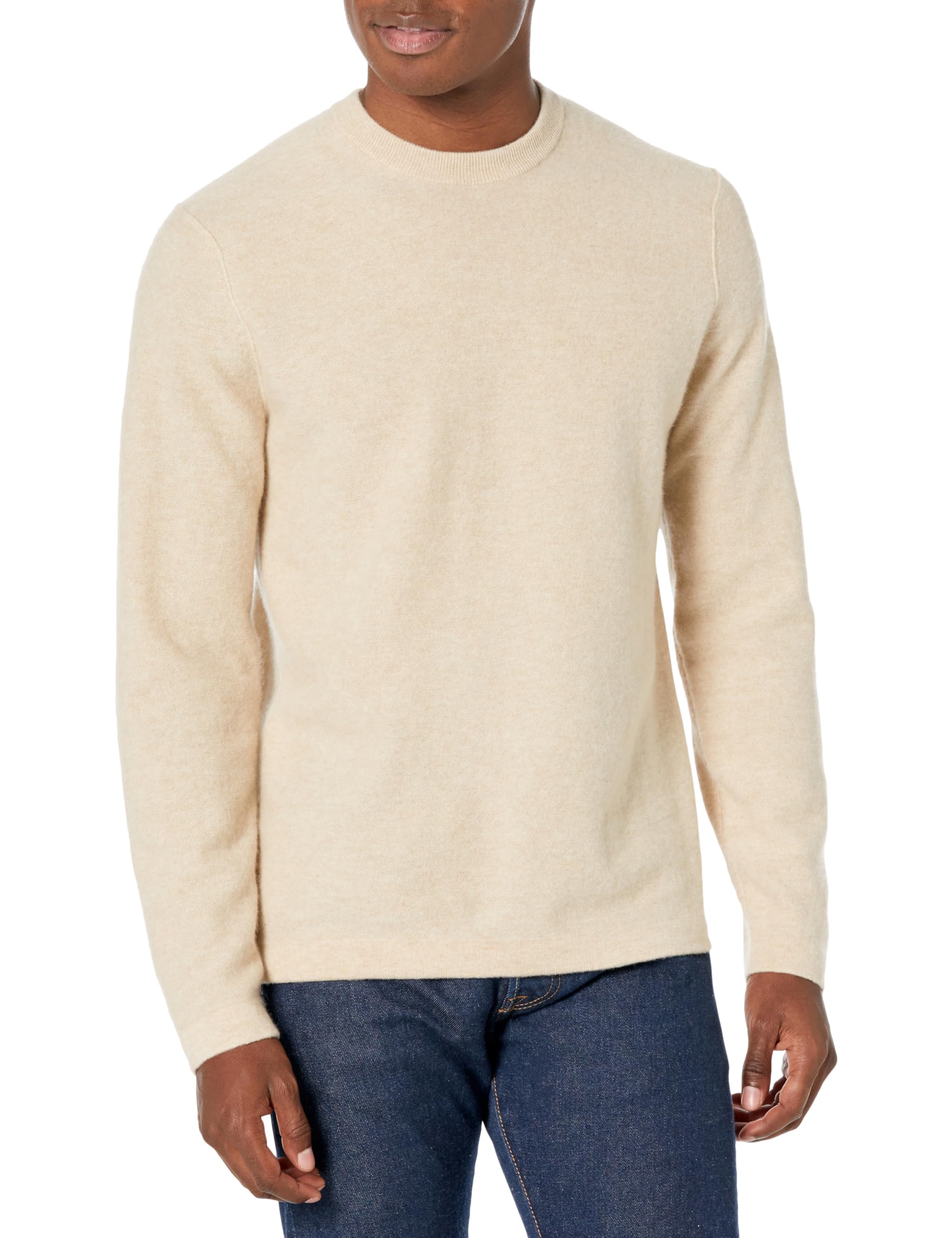 Vince Men's Lt H Runyon Boiled Cashmere L/S Crew Pullover Sweater, Extra Large