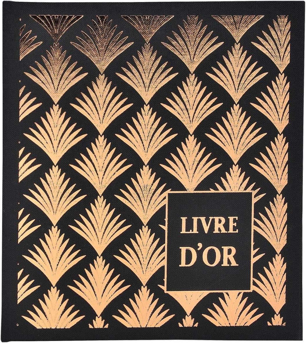 Exacompta - Réf. 9512E -1 Livre d'or Palmyre - Format carré 21 x 19 cm