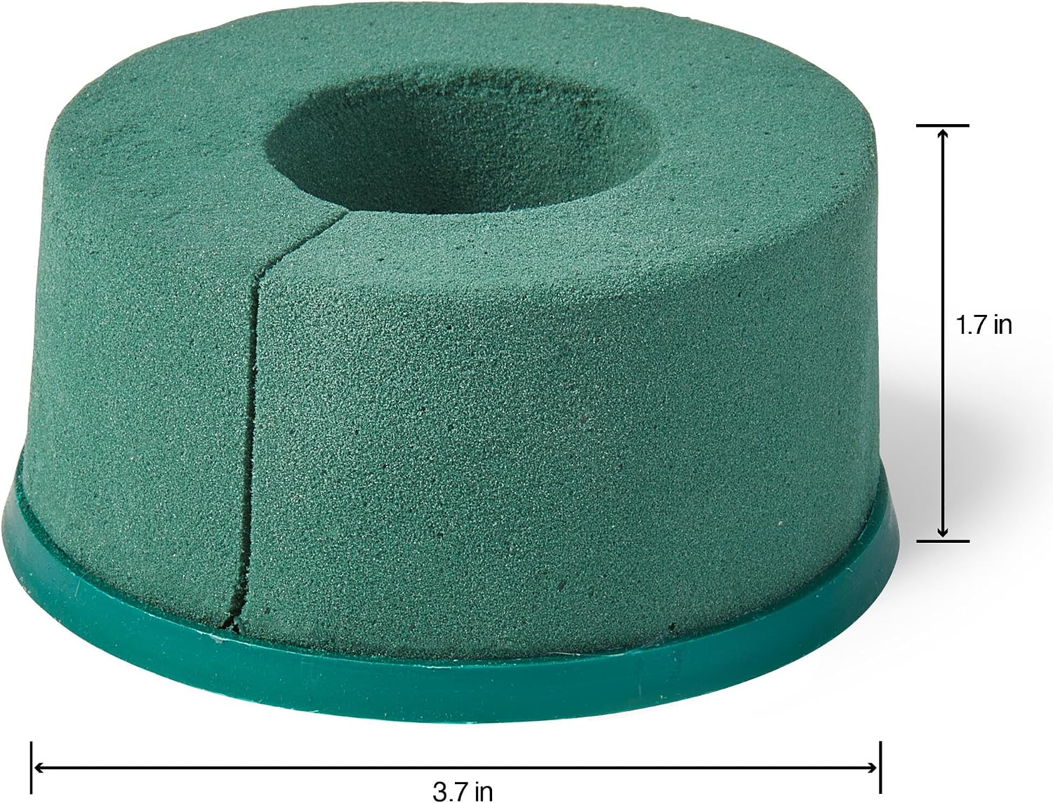 FloraCraft FloraCheers! 4 Piece Bottle Bouquet Ring with Artesia WetFōM 1.7 Inch x 3.7 Inch Green